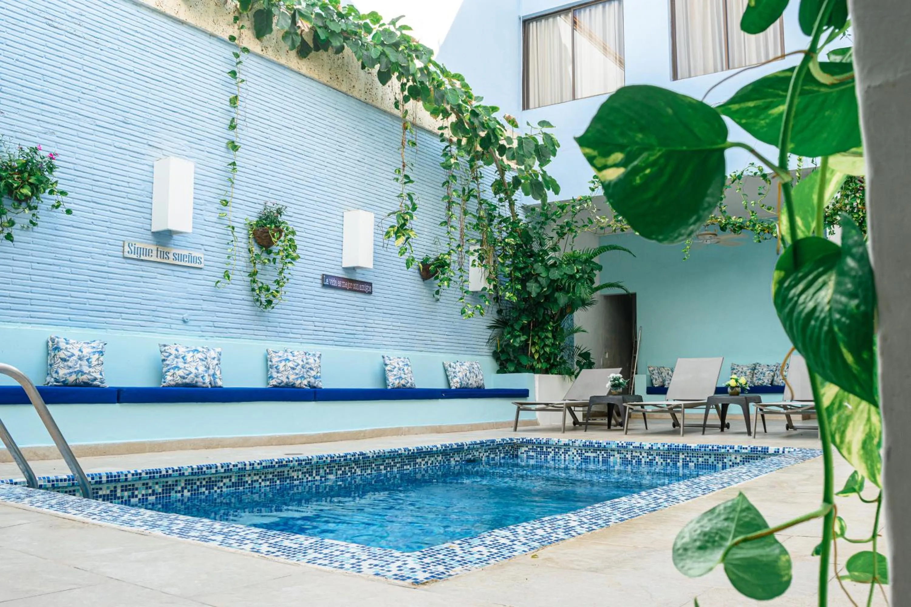 Garden in Hotel Virrey Cartagena