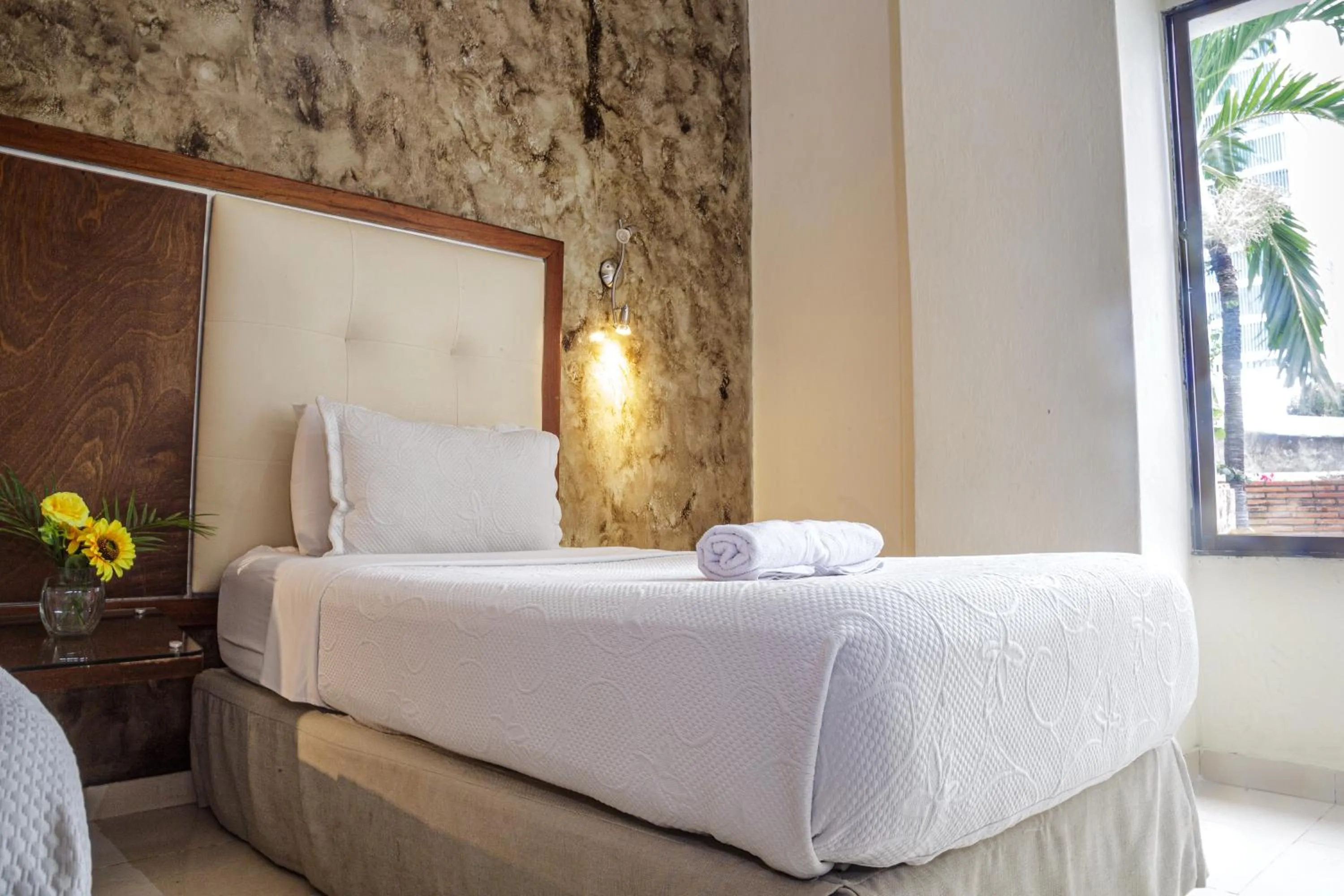 Bed in Hotel Virrey Cartagena