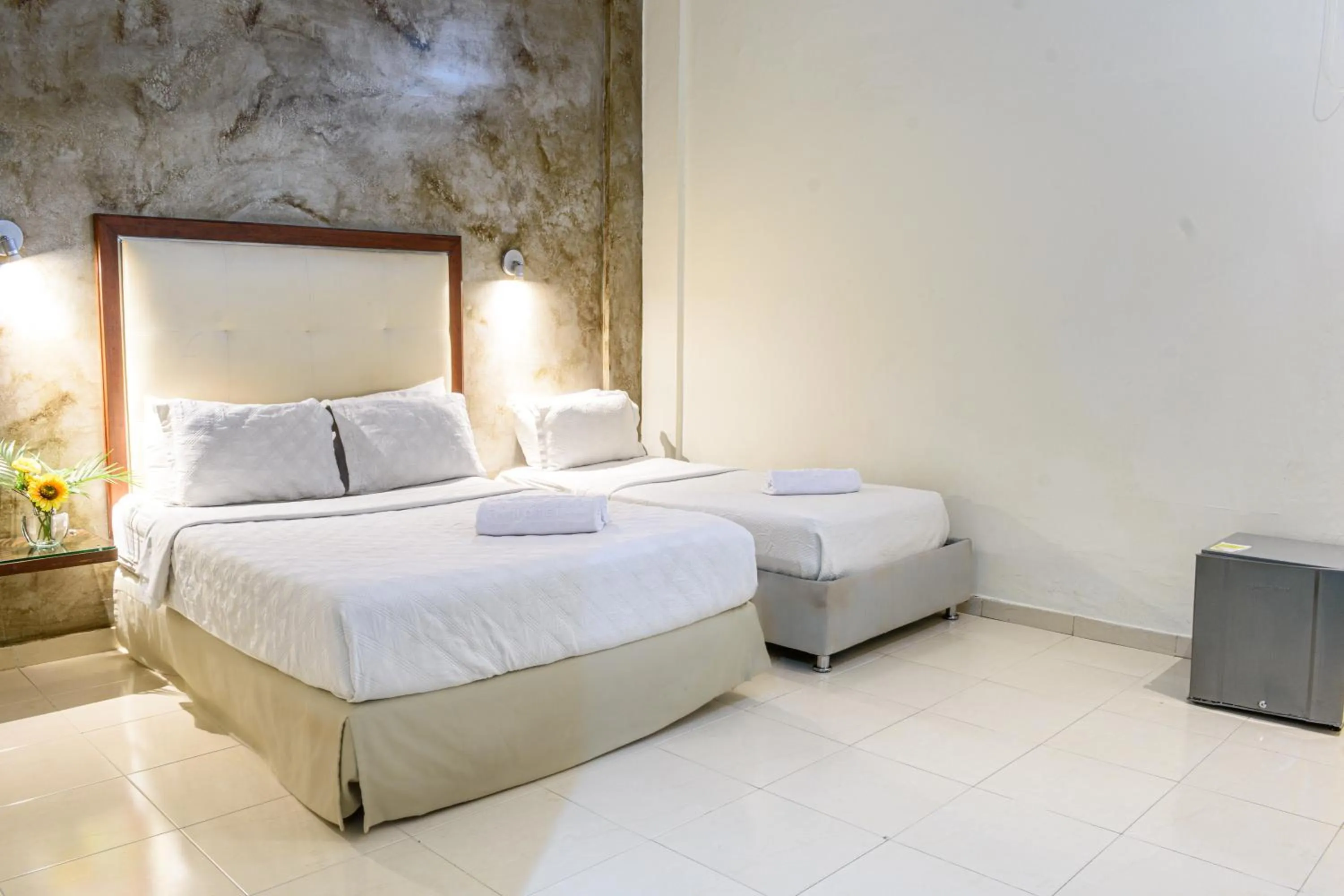 Bed in Hotel Virrey Cartagena