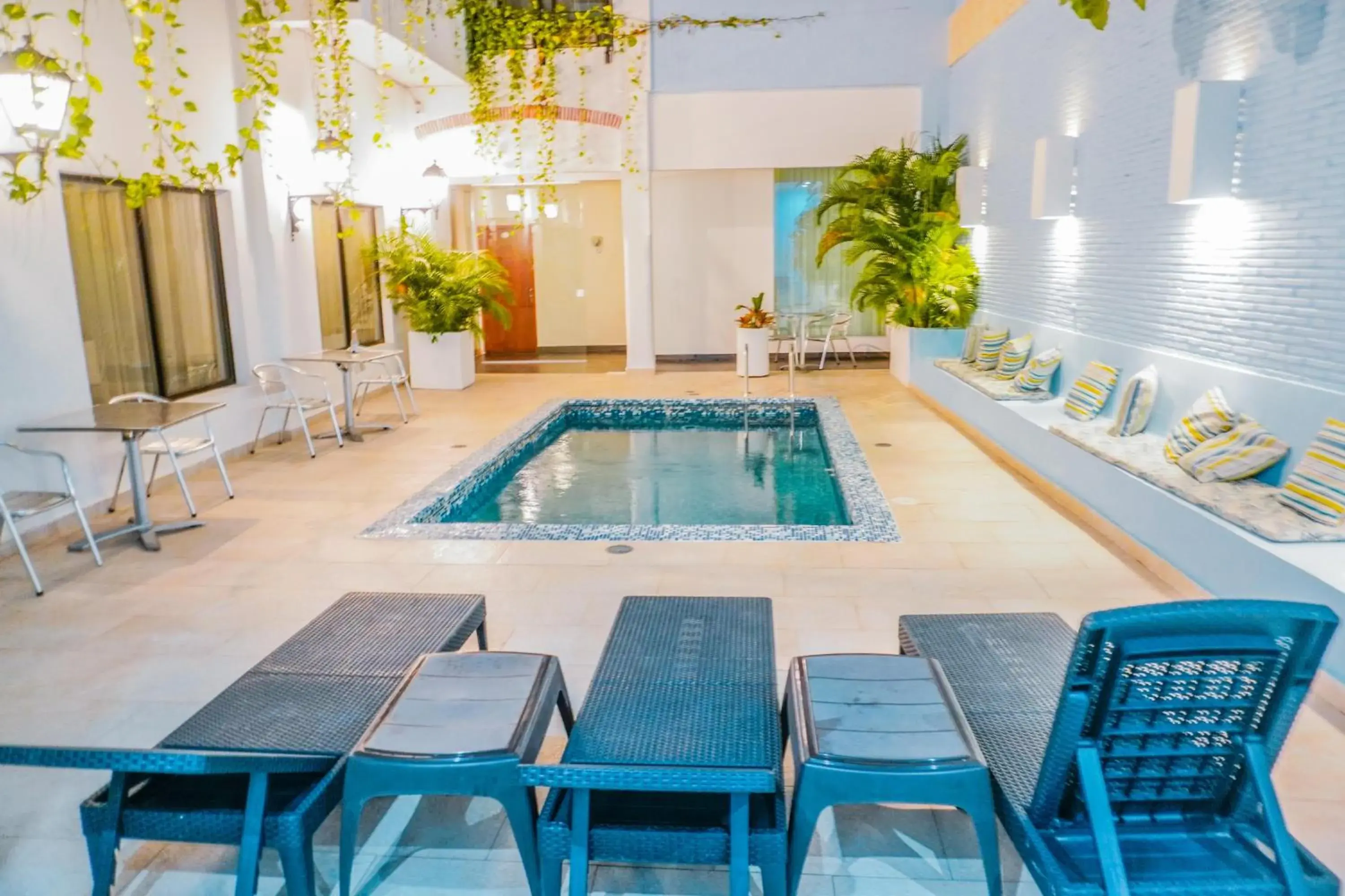 Pool view in Hotel Virrey Cartagena Pool view in Hotel Virrey Cartagena