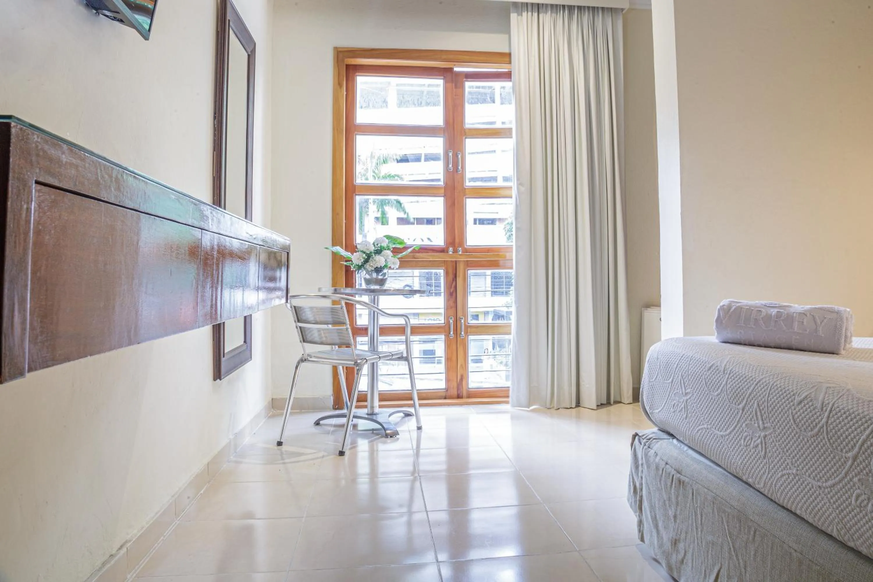 Bed in Hotel Virrey Cartagena