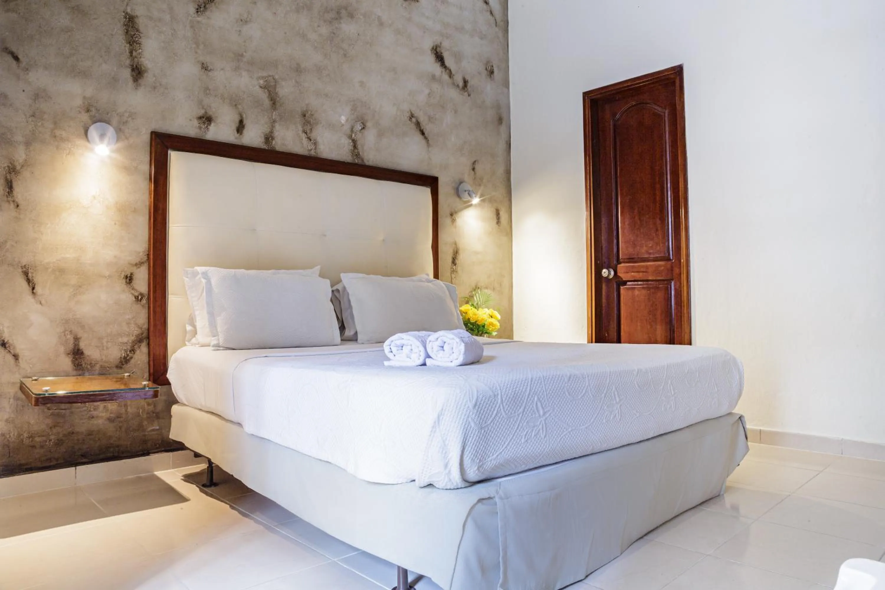 Bed in Hotel Virrey Cartagena