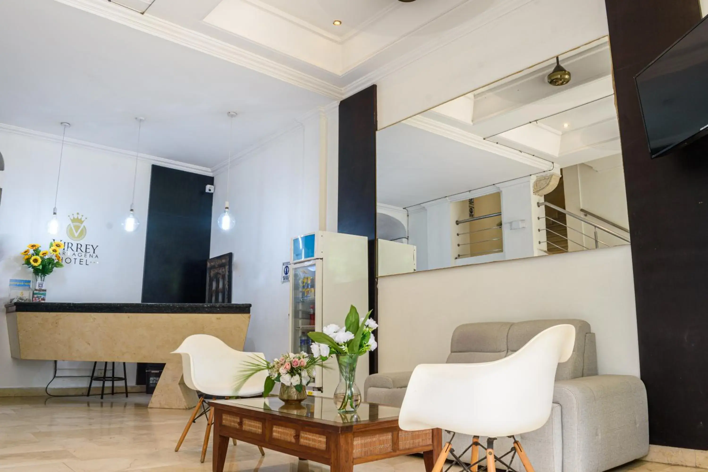 Living room in Hotel Virrey Cartagena Living room in Hotel Virrey Cartagena