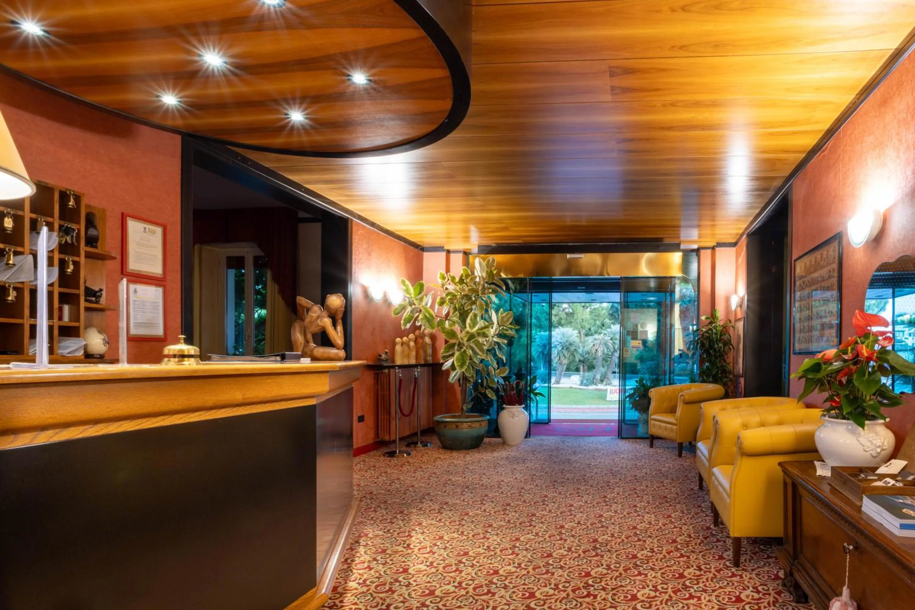 Lobby or reception in Hotel Giardinetto