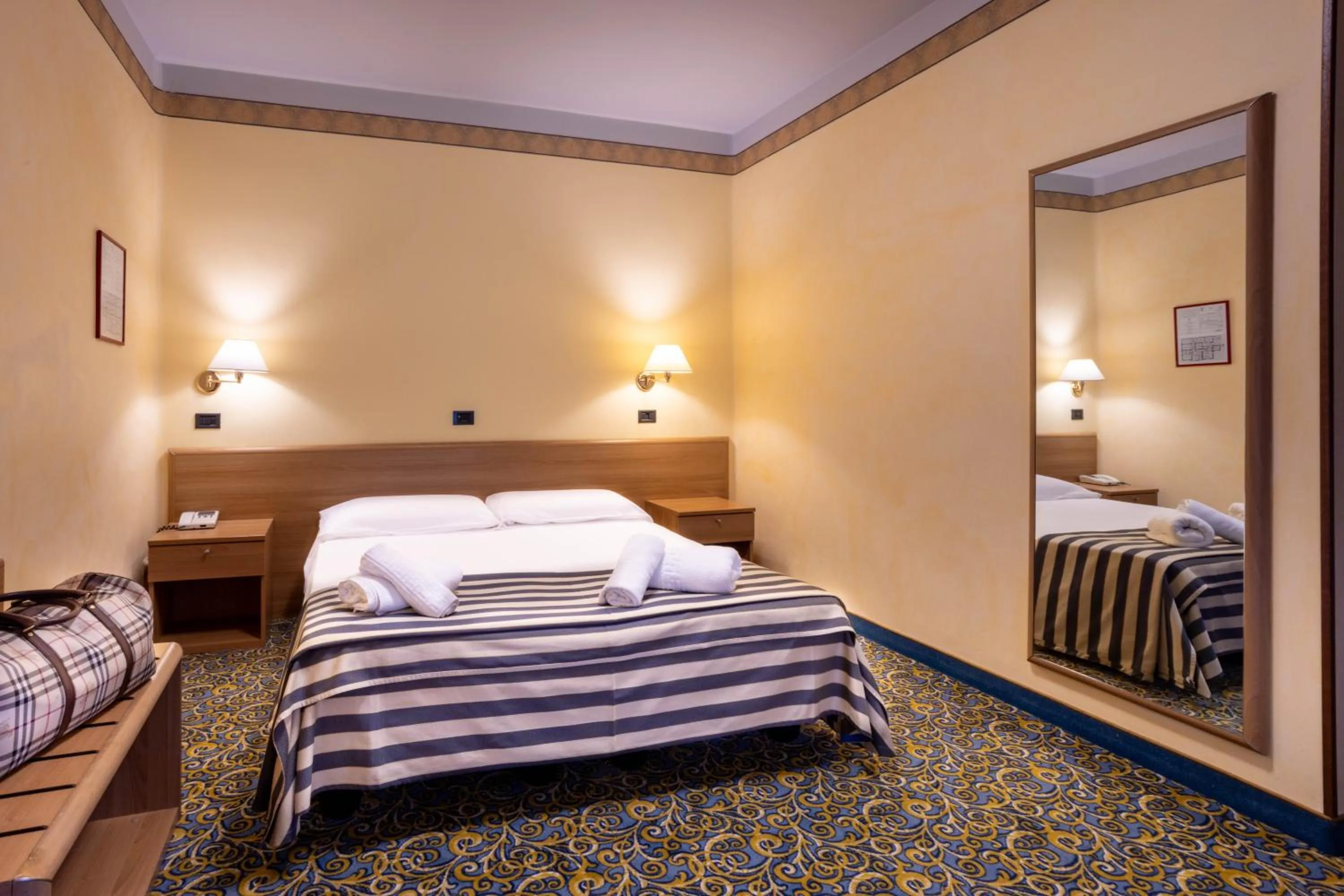 Bed in Hotel Giardinetto