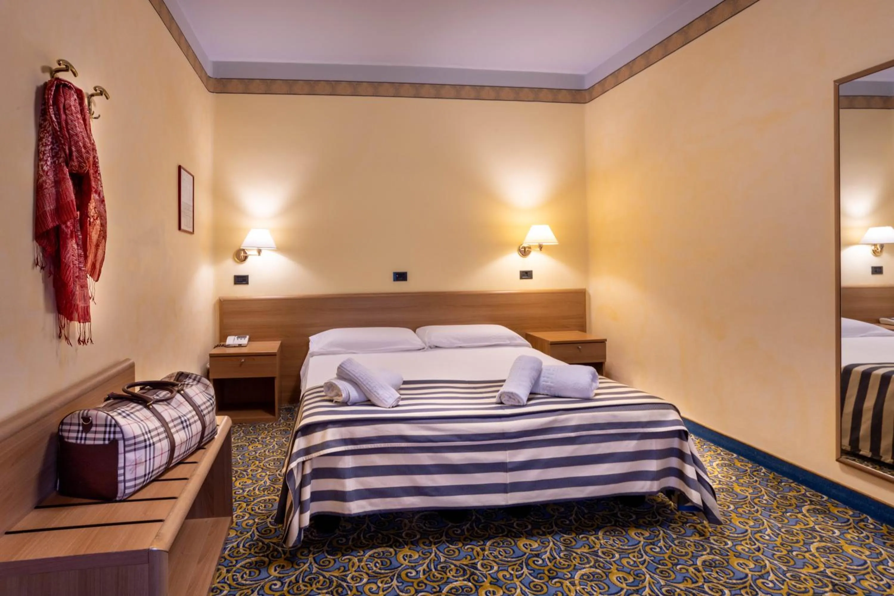 Bed in Hotel Giardinetto