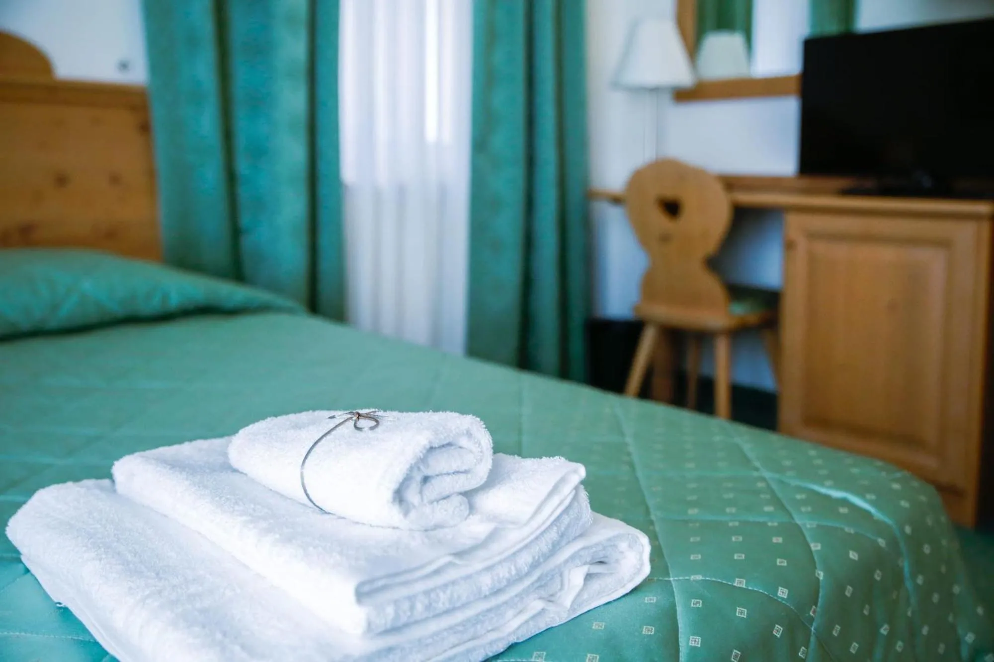 Bed in Nivis Hotel