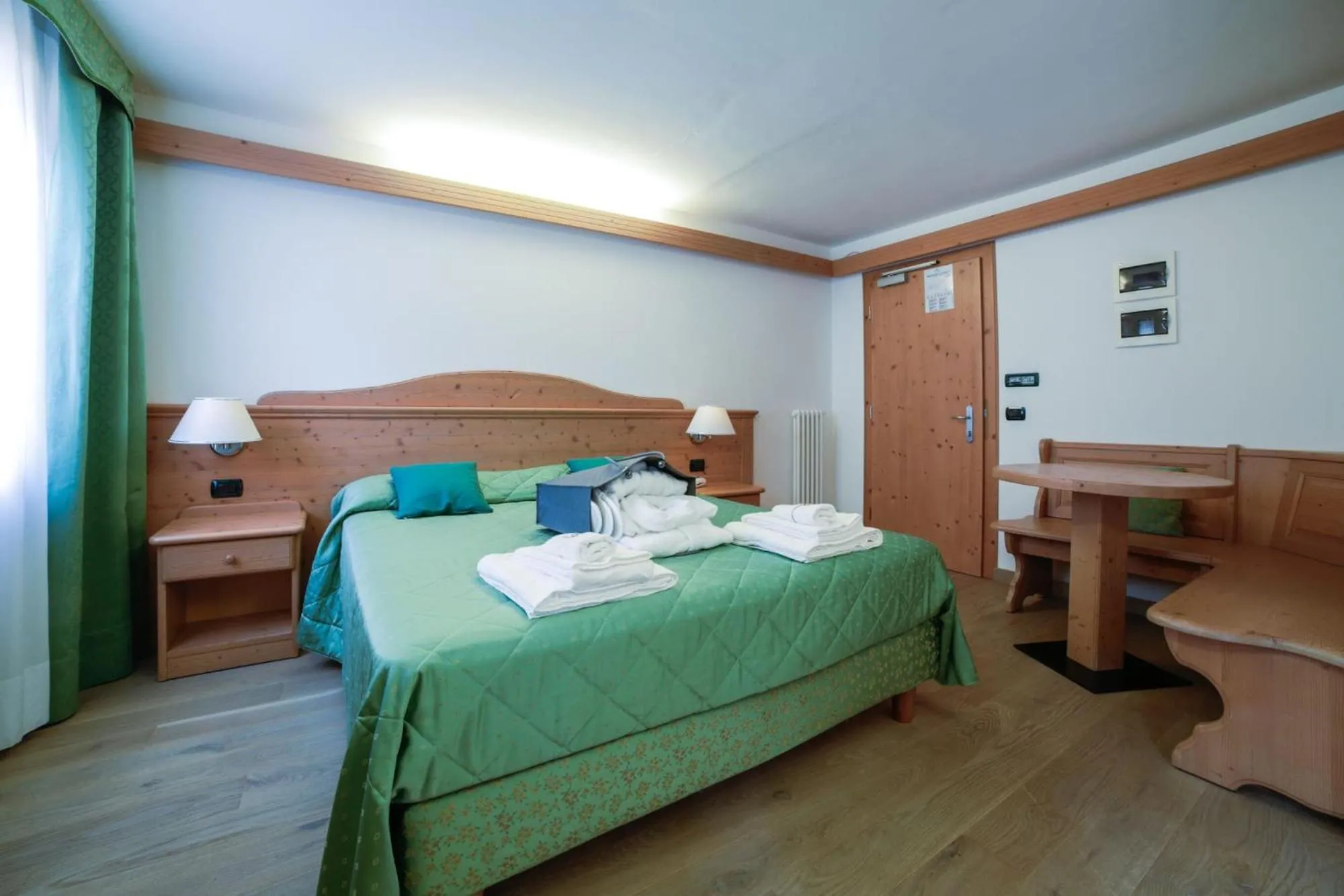 Bed in Nivis Hotel