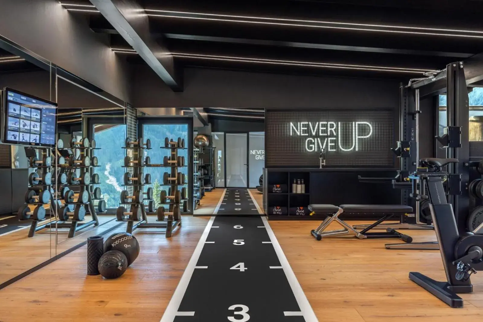 Fitness centre/facilities in Hotel Chalet Al Foss - Adults Only Fitness centre/facilities in Hotel Chalet Al Foss - Adults Only