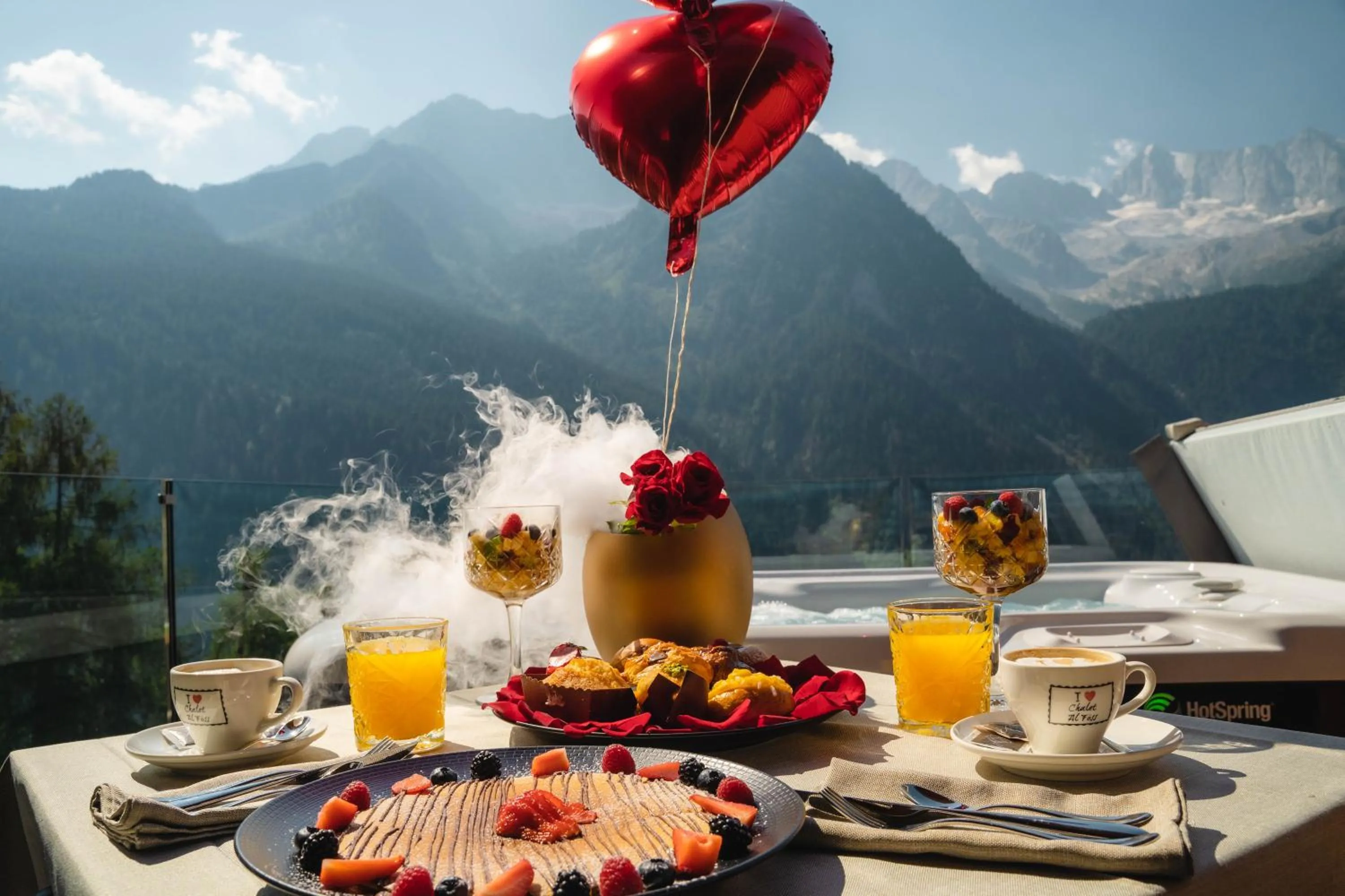 Mountain view in Hotel Chalet Al Foss - Adults Only