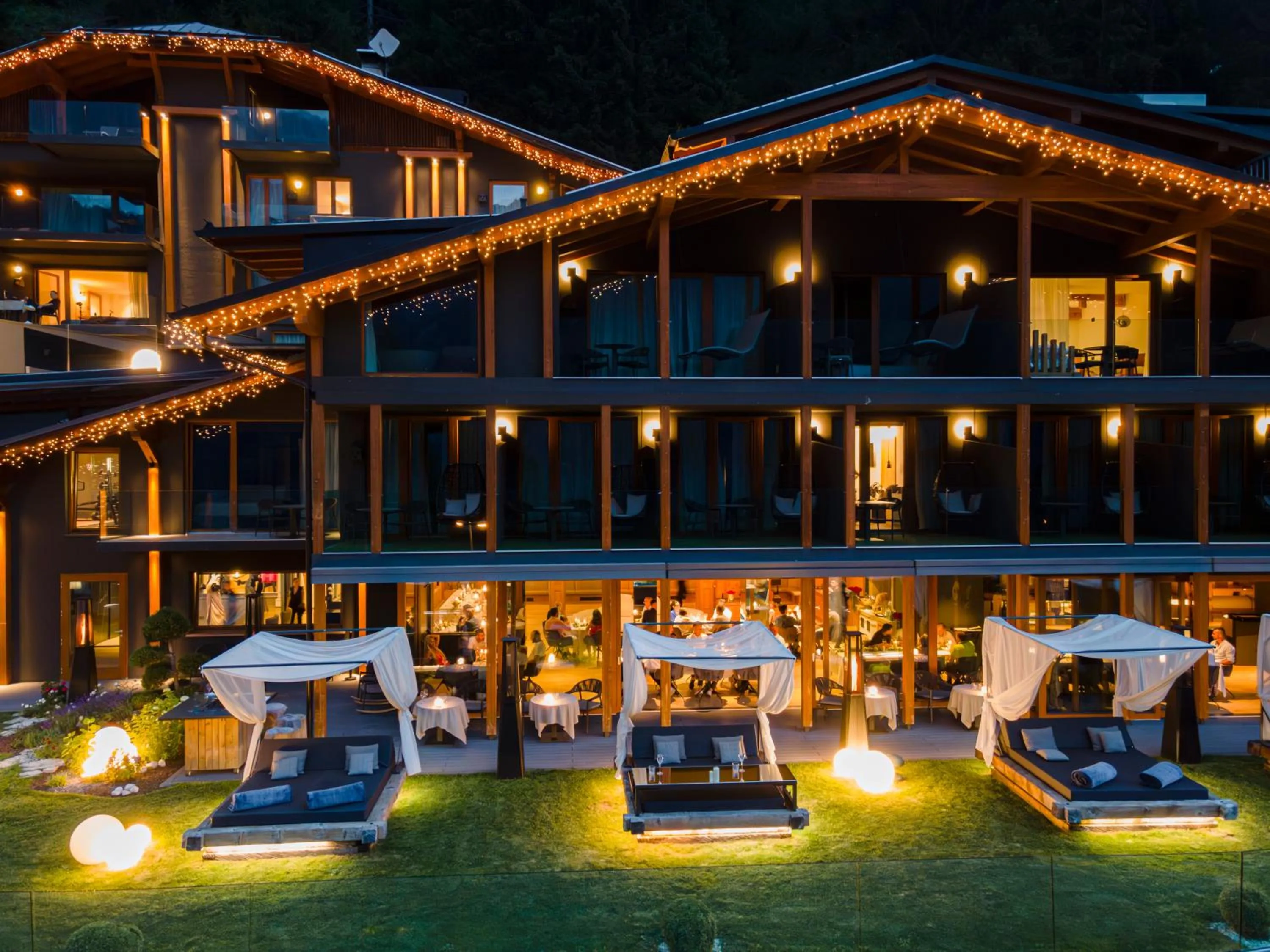 Balcony/Terrace in Hotel Chalet Al Foss - Adults Only