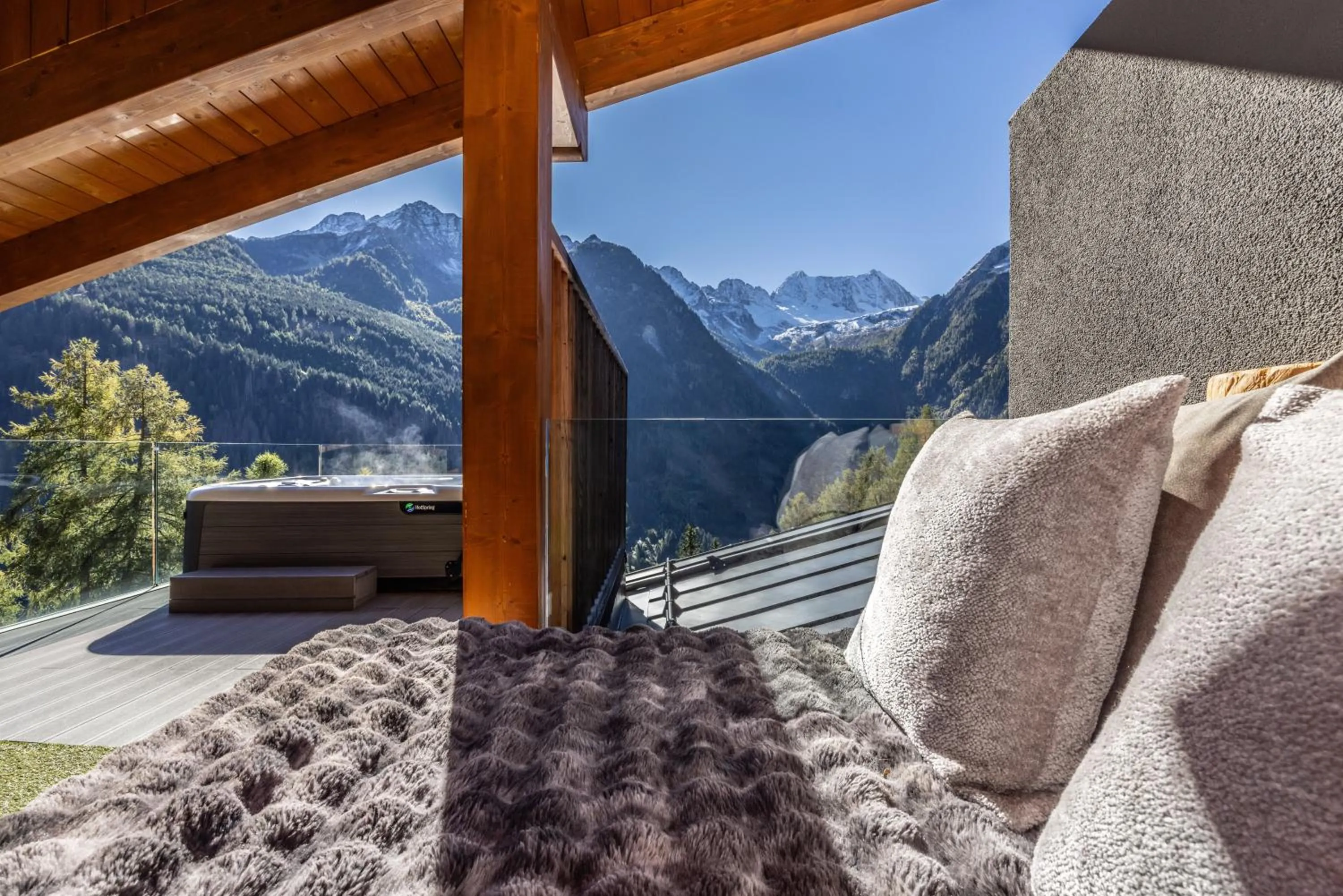 Mountain view in Hotel Chalet Al Foss - Adults Only