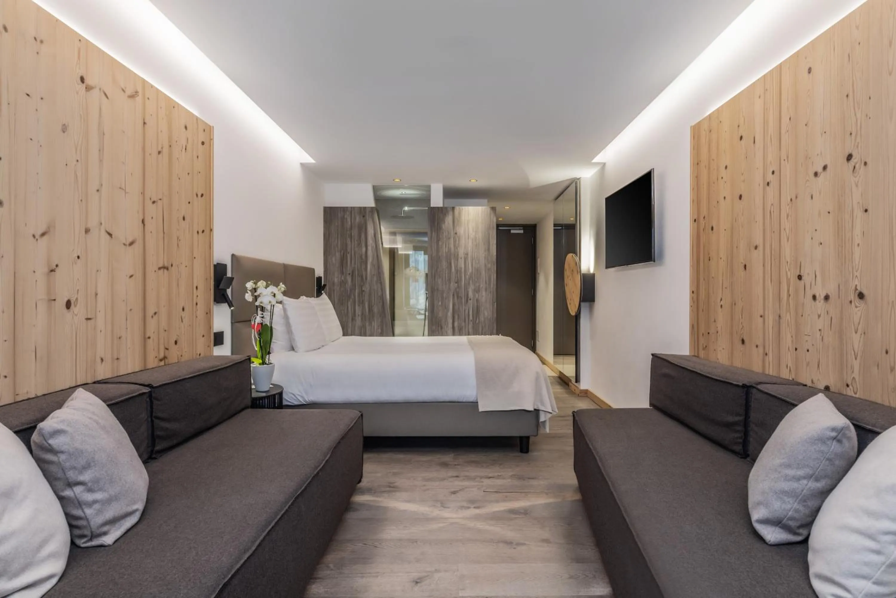 Bed in Hotel Chalet Al Foss - Adults Only