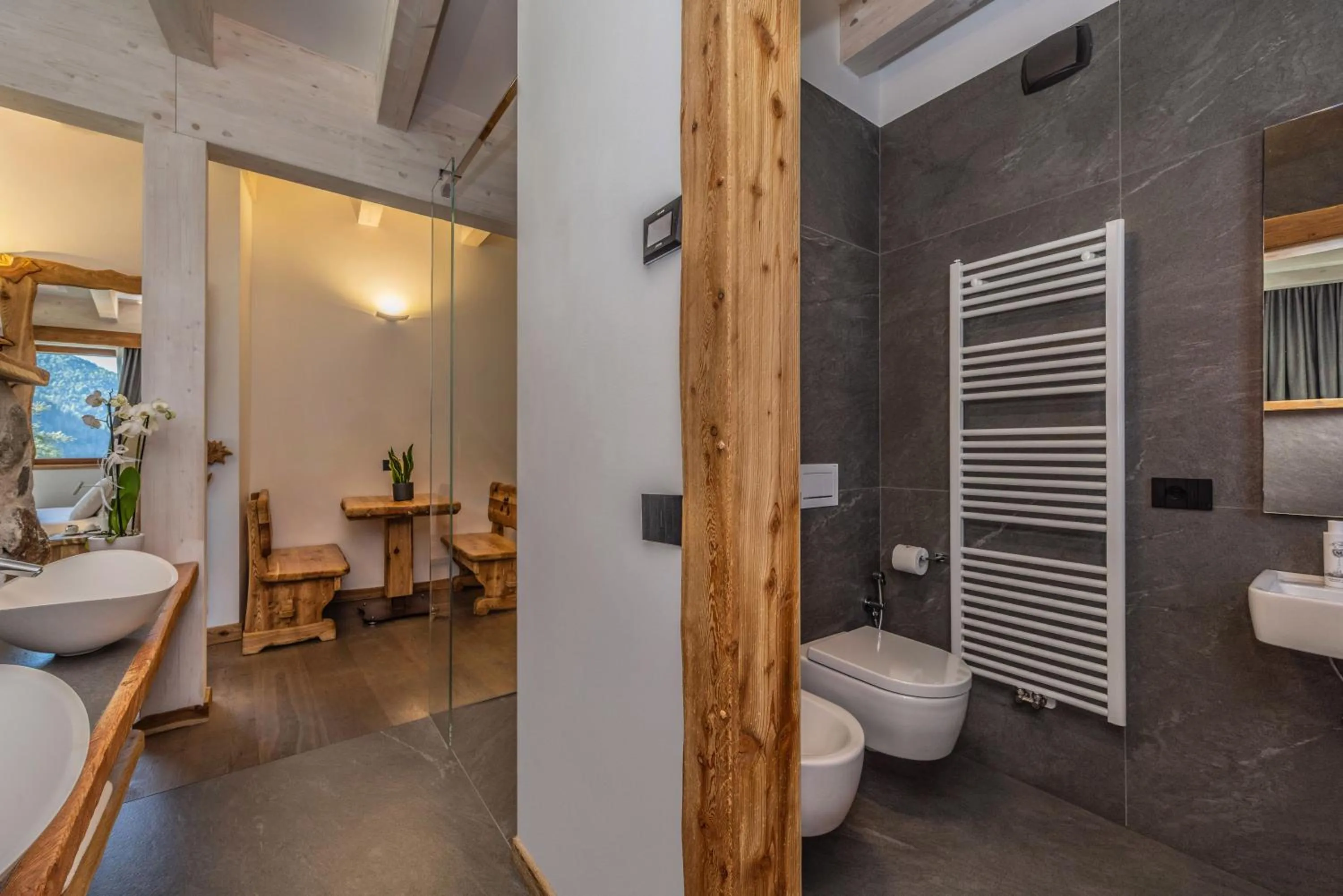 Toilet in Hotel Chalet Al Foss - Adults Only