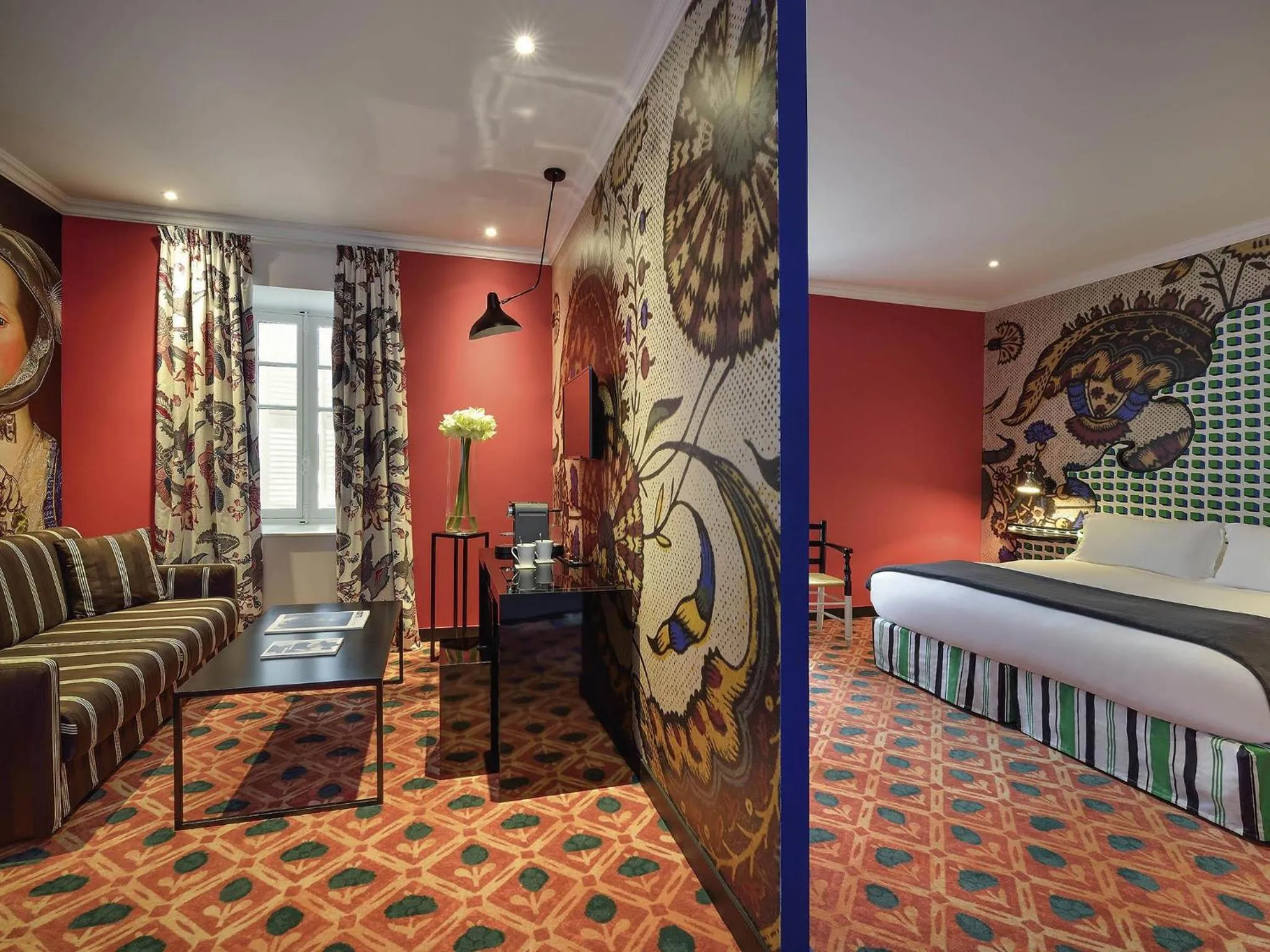 Bedroom, Bed in Jules César Hotel & Spa Arles - MGallery Collection