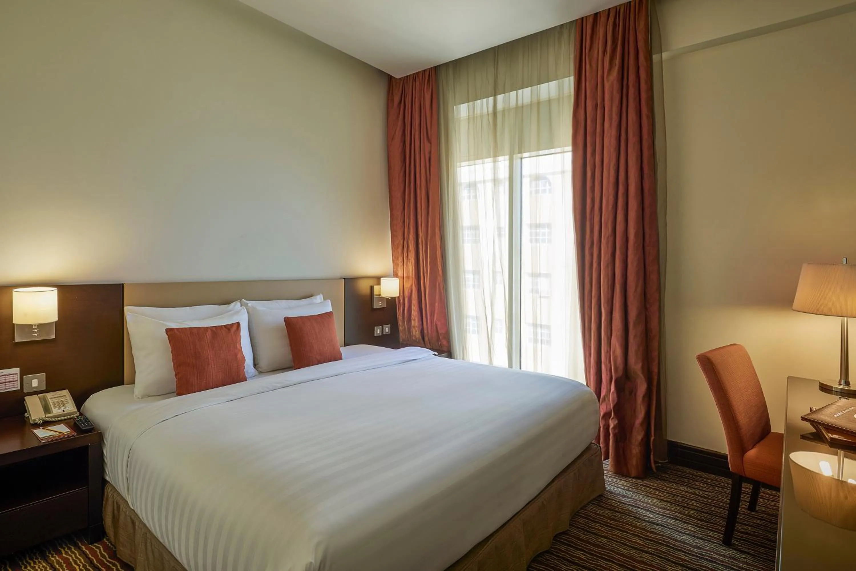 Bed in Safir Hotel Doha