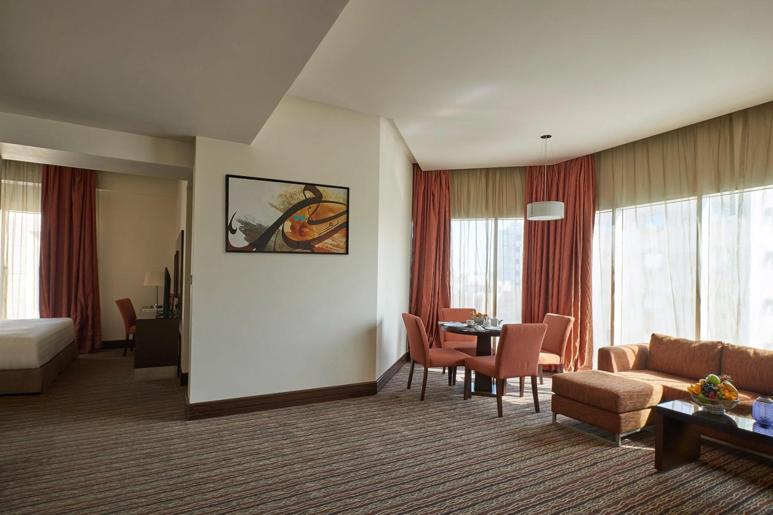 Bed in Safir Hotel Doha