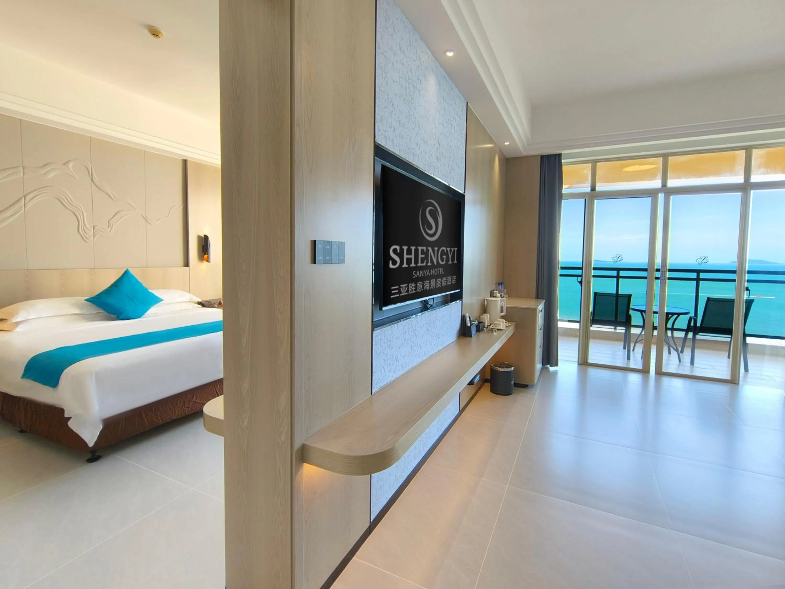 Bed in Shengyi Holiday Villa Hotel