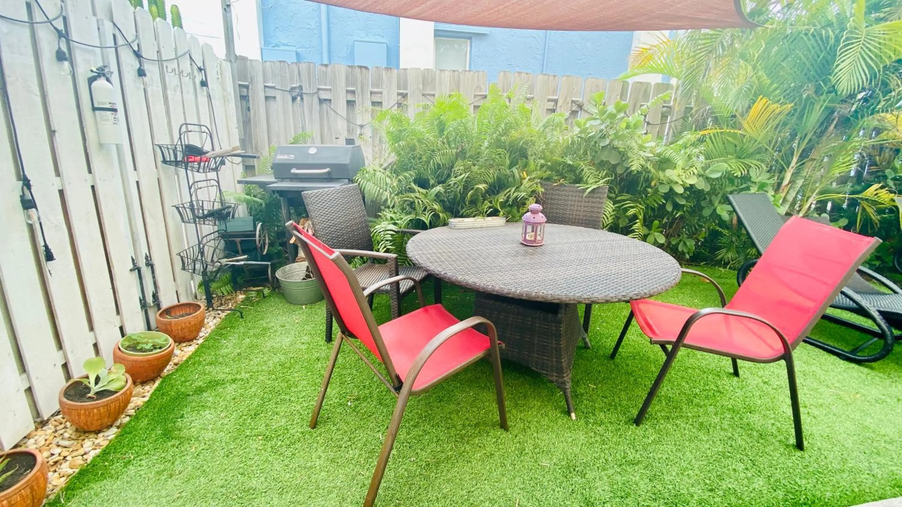 Patio in Hollywood Beachfront House