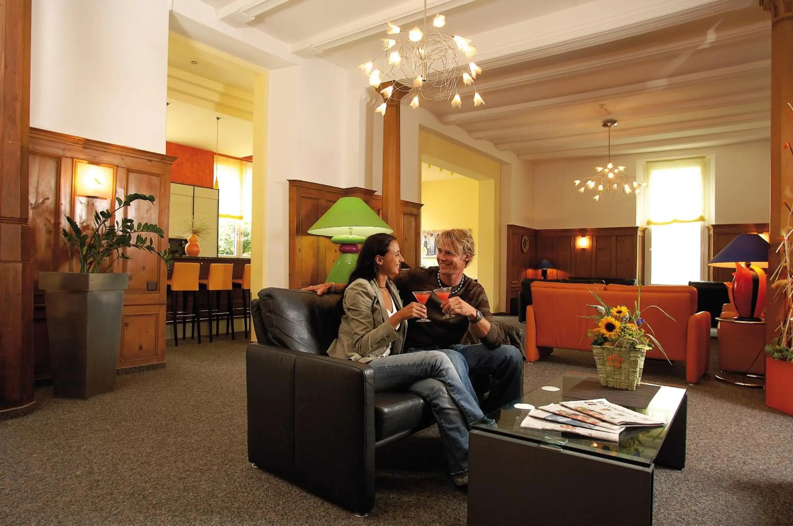 Lobby or reception in Hotel Schweizerhof Lobby or reception in Hotel Schweizerhof