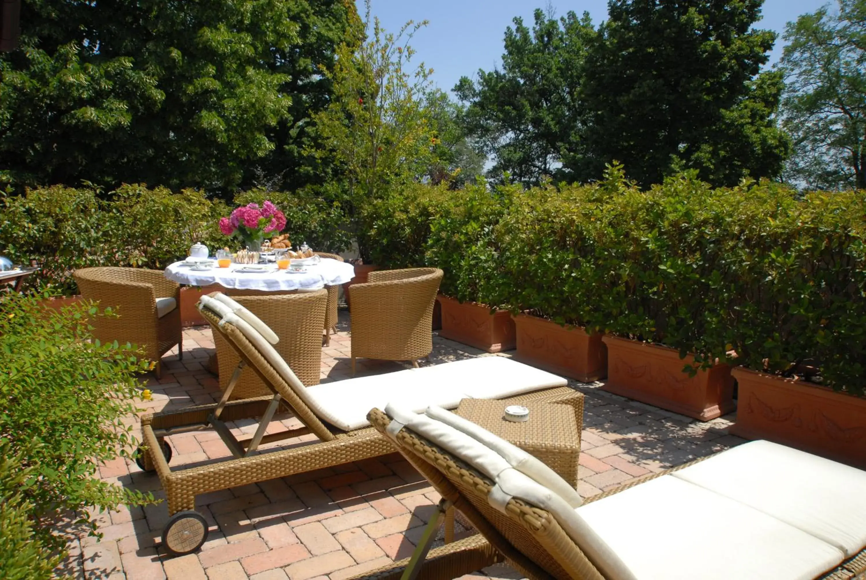 Balcony/Terrace in Residenza Di Torre San Martino