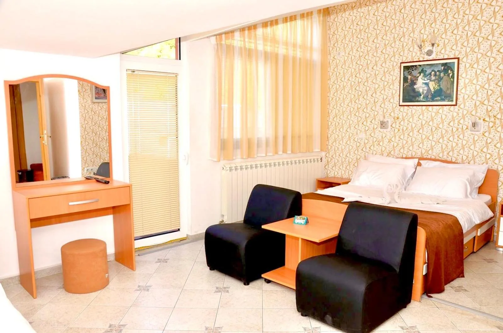 Bed in Hotel Lagadin