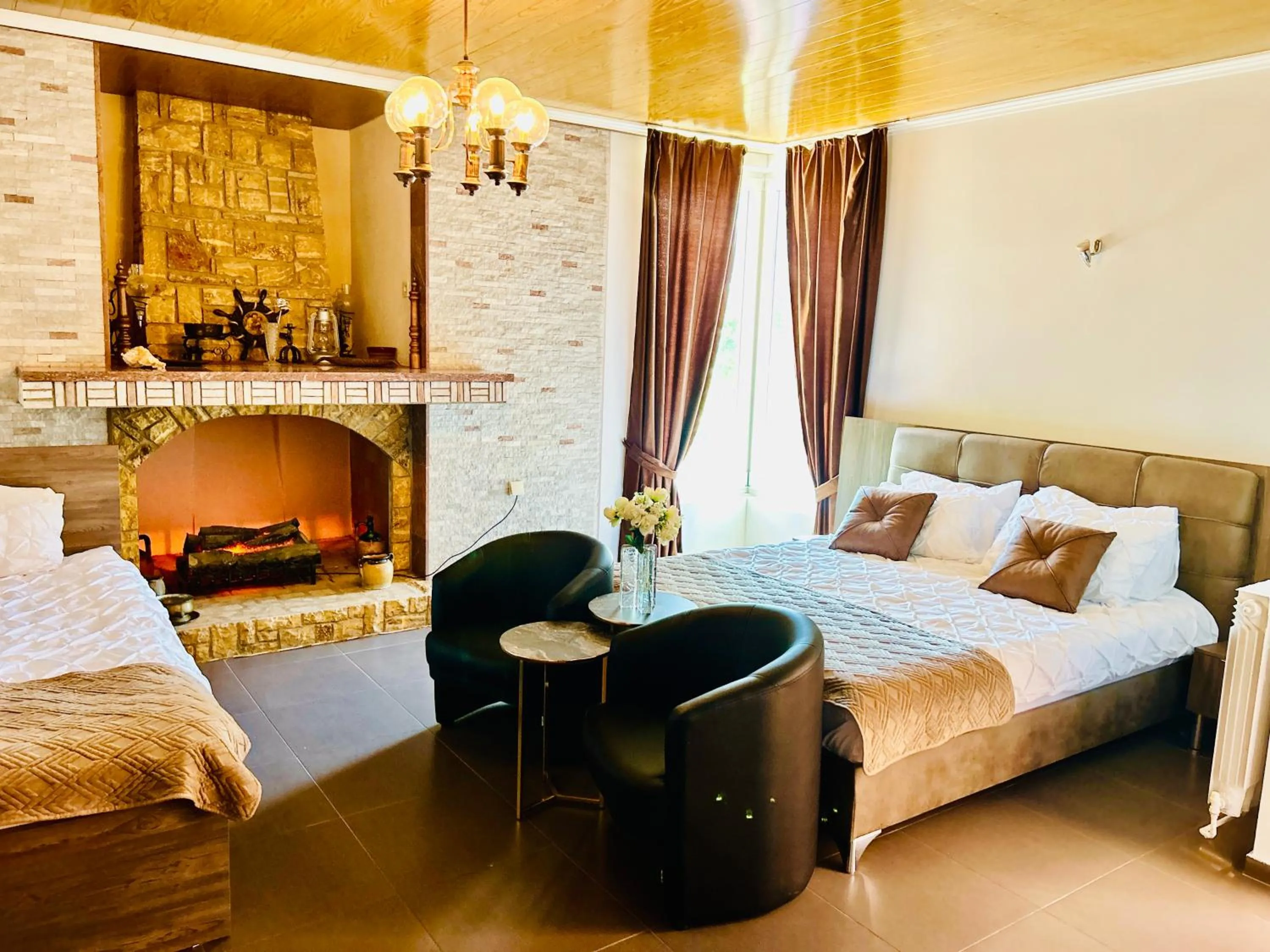 Bed in Hotel Lagadin