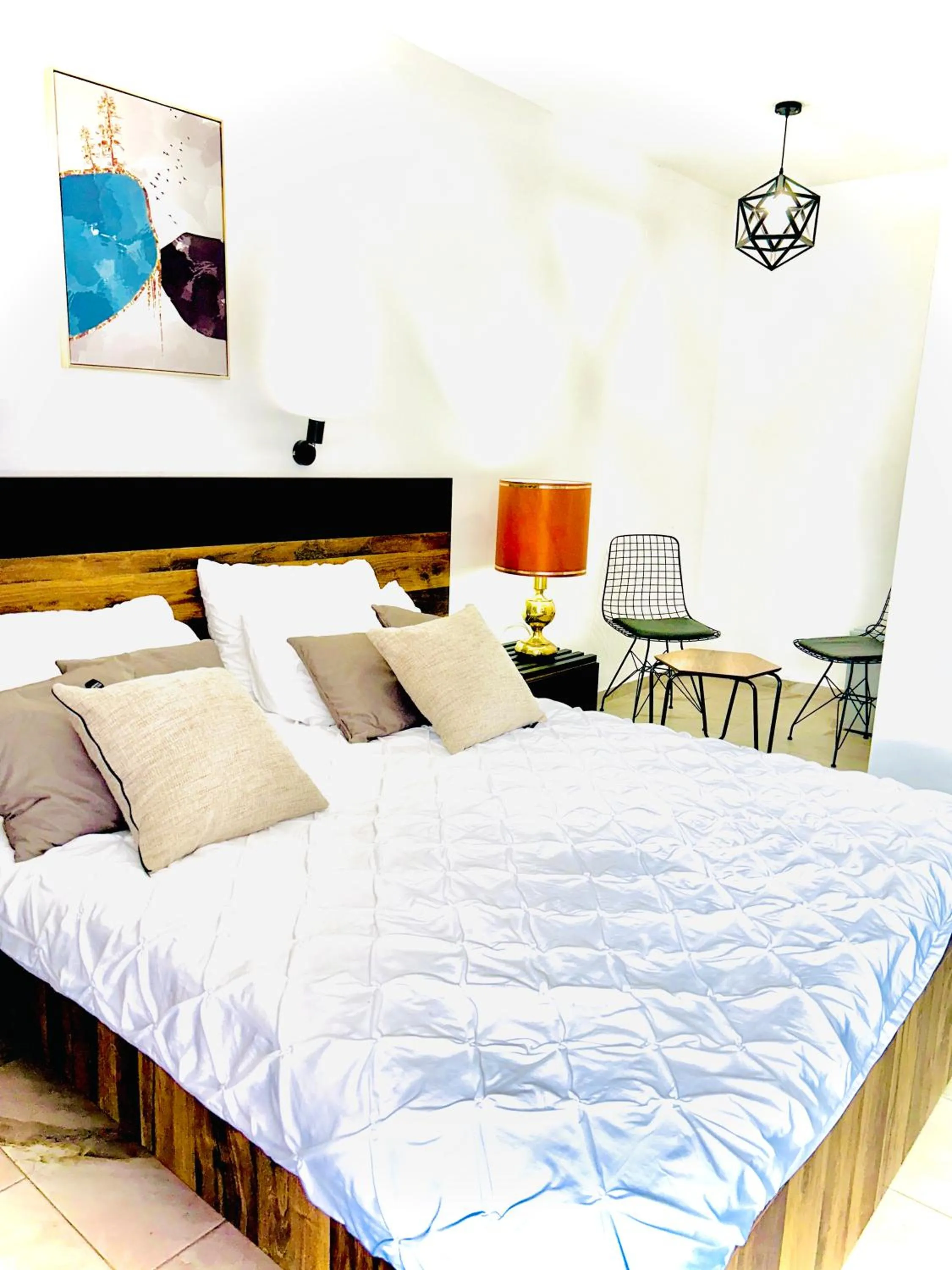 Bed in Hotel Lagadin