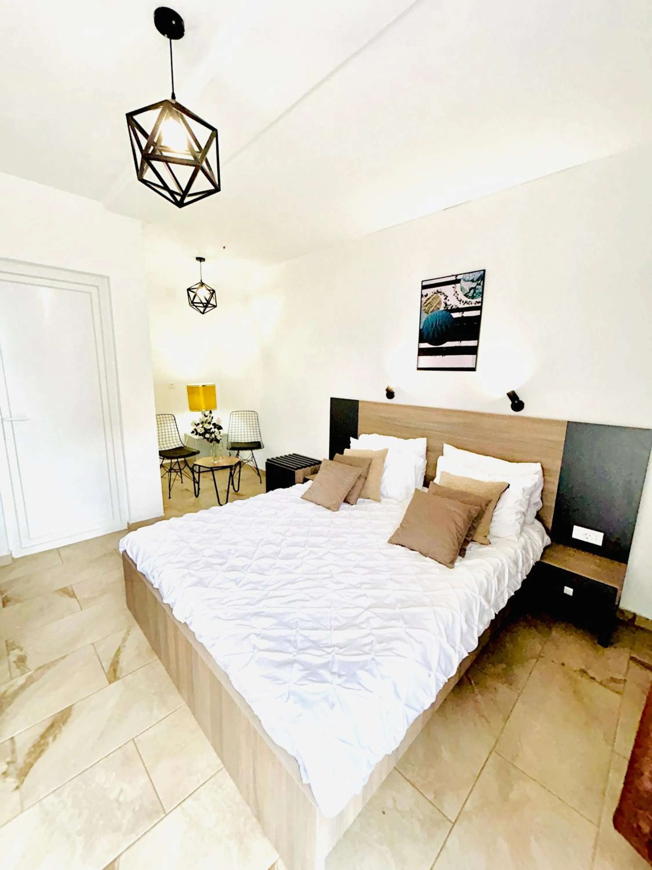 Bed in Hotel Lagadin