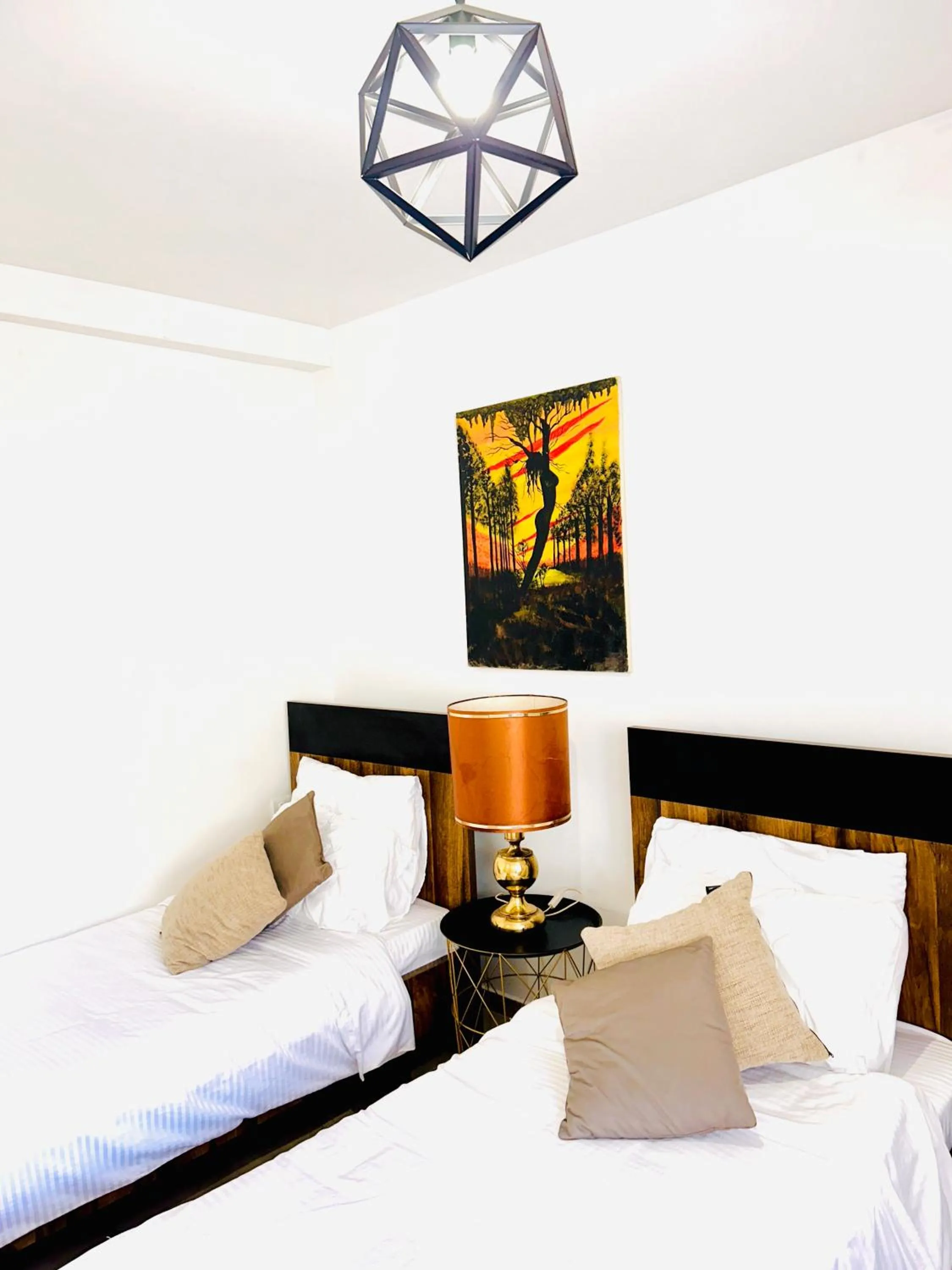 Bed in Hotel Lagadin