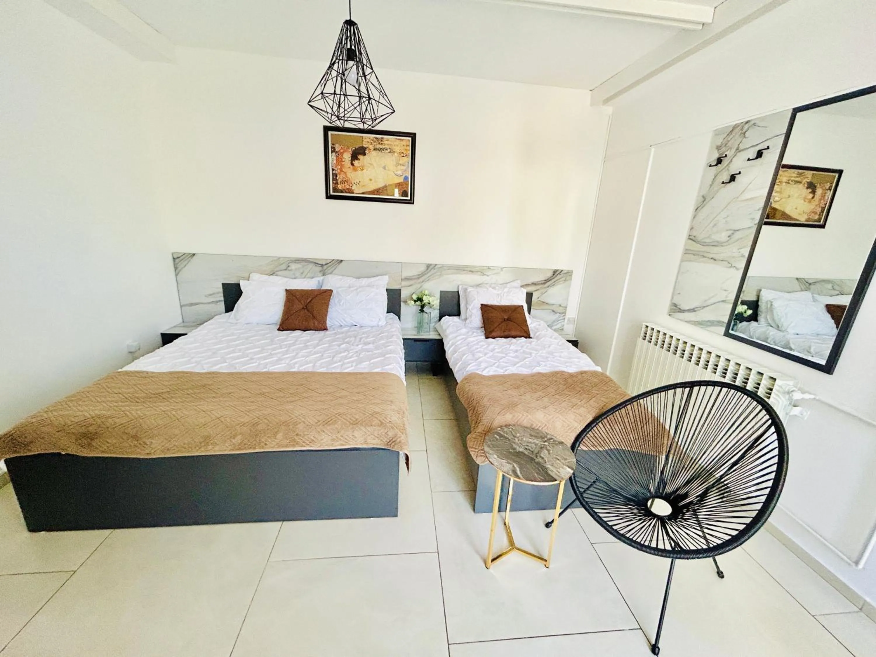 Bed in Hotel Lagadin