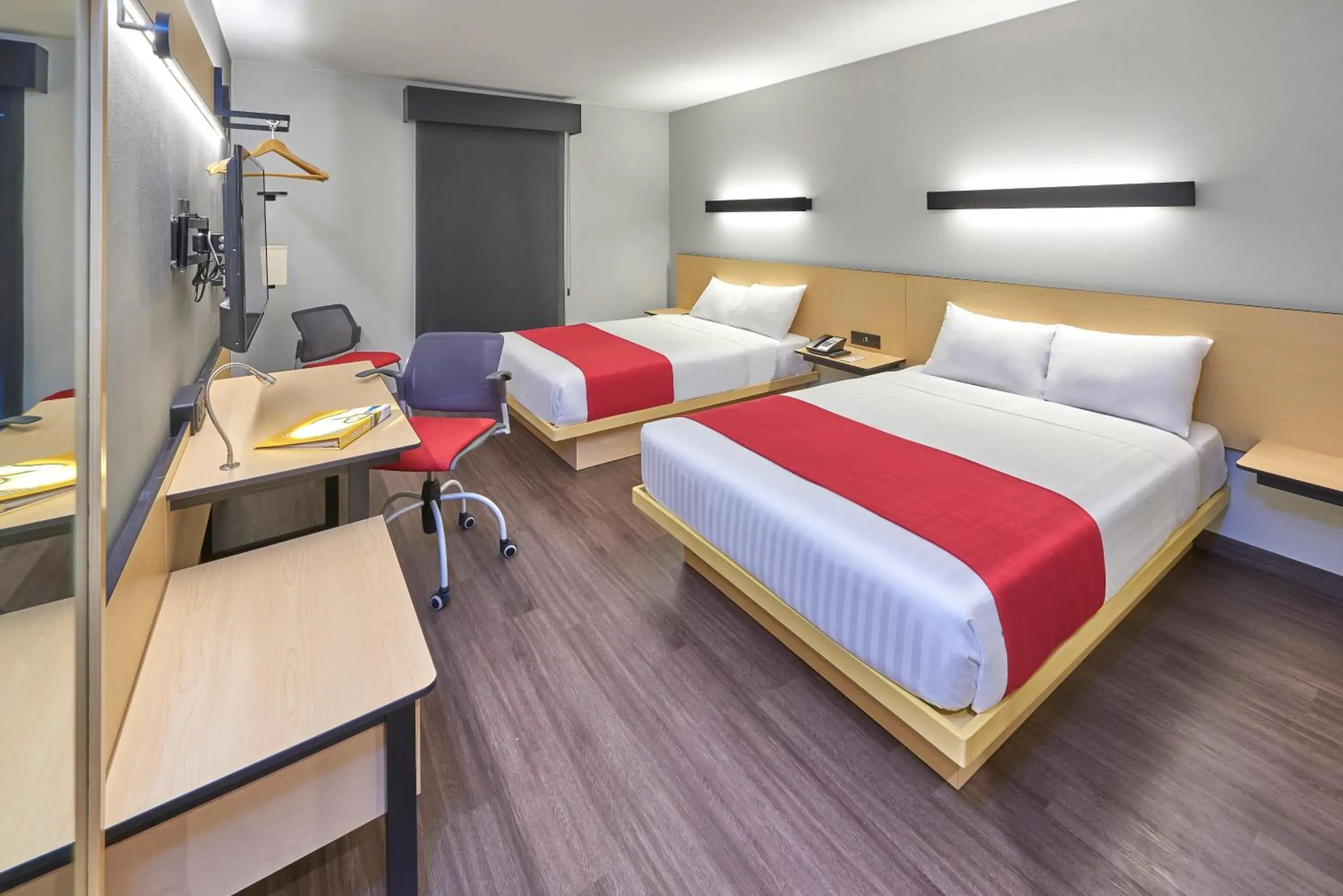 Double Room with Two Double Beds in City Express by Marriott Monterrey Lindavista Double Room with Two Double Beds in City Express by Marriott Monterrey Lindavista