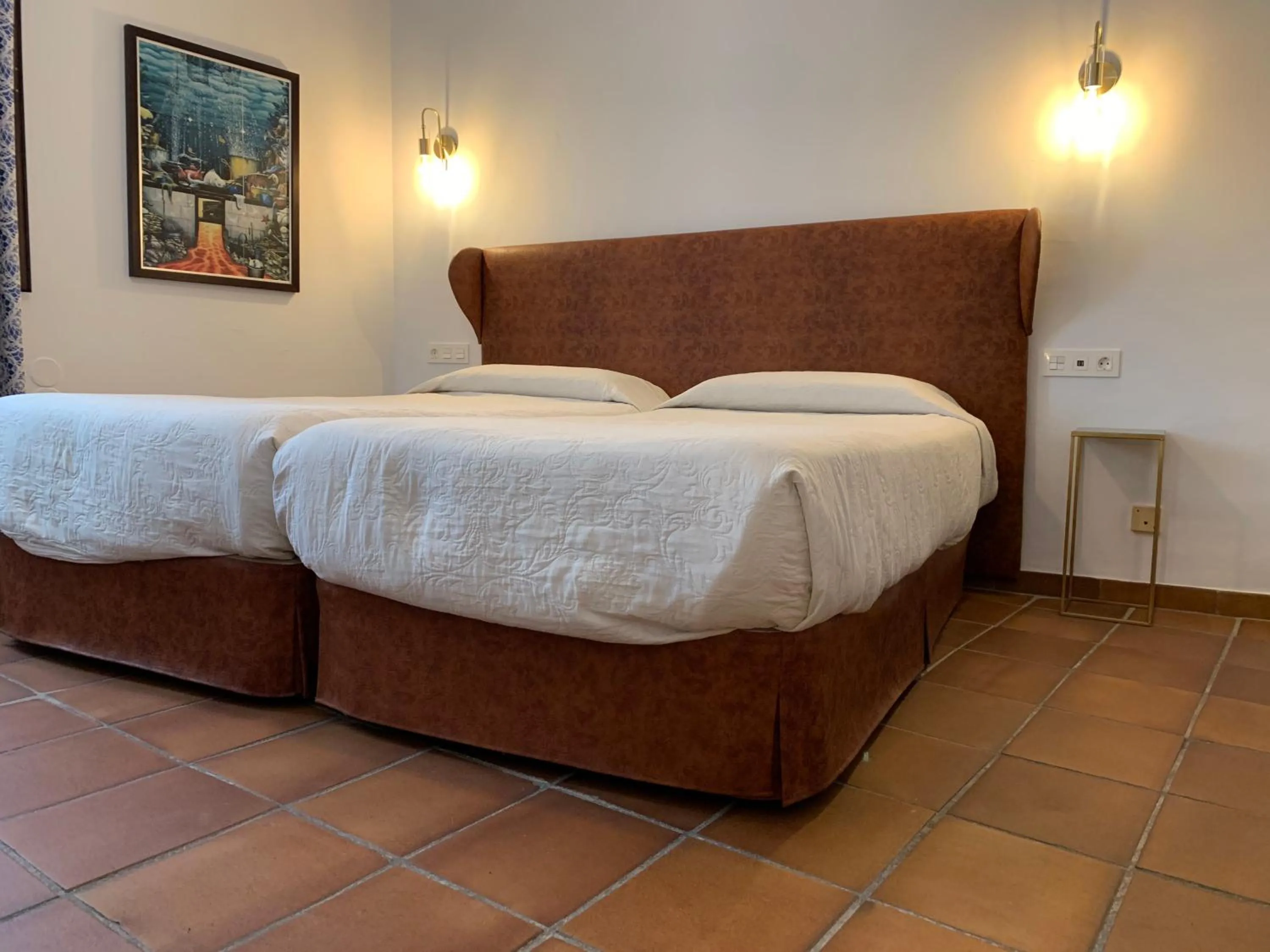 Bed in Hotel Don Miguel