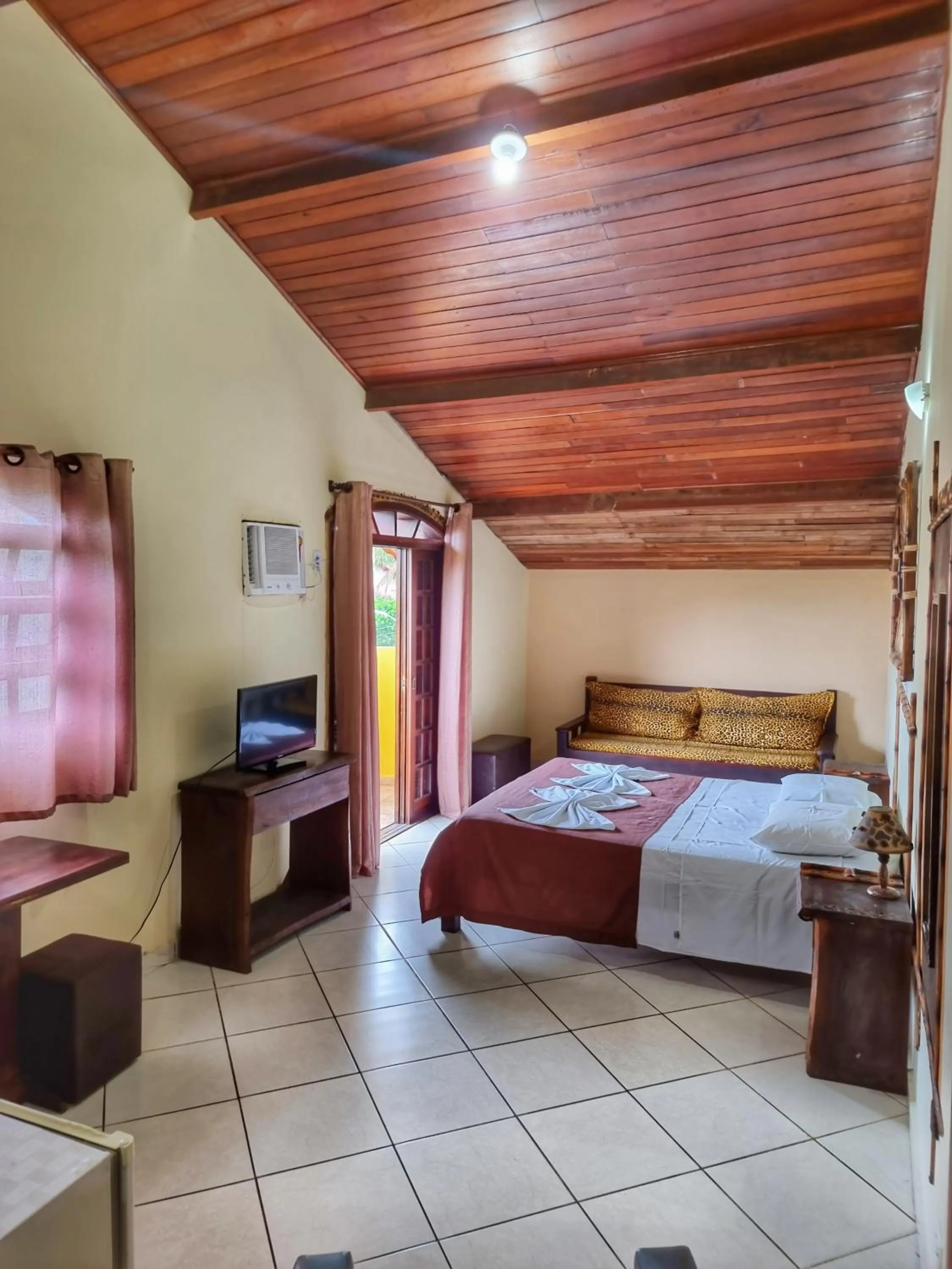 Bed in Peruíbe Suíte Flat Hotel