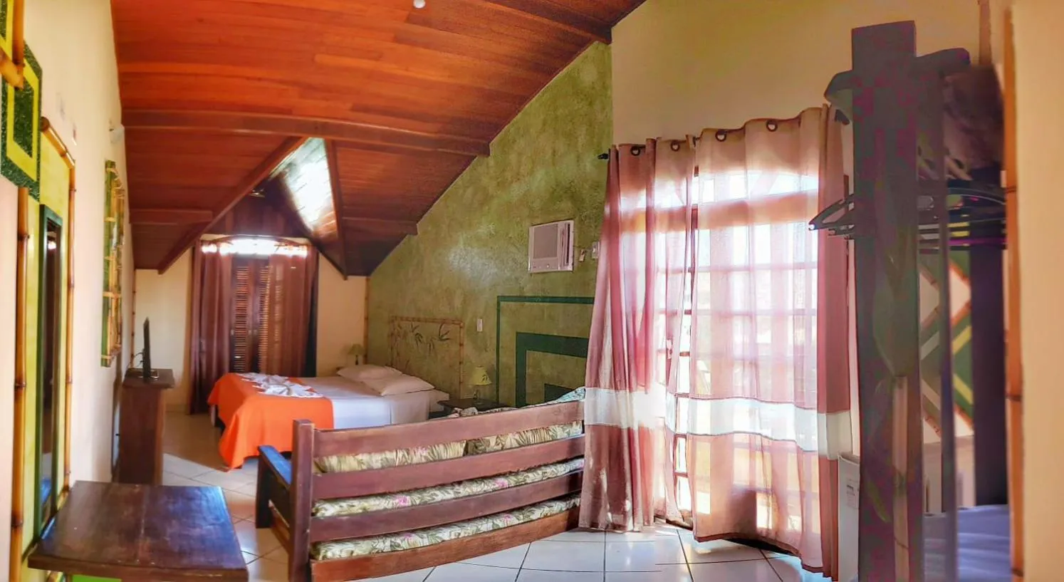 Bed in Peruíbe Suíte Flat Hotel