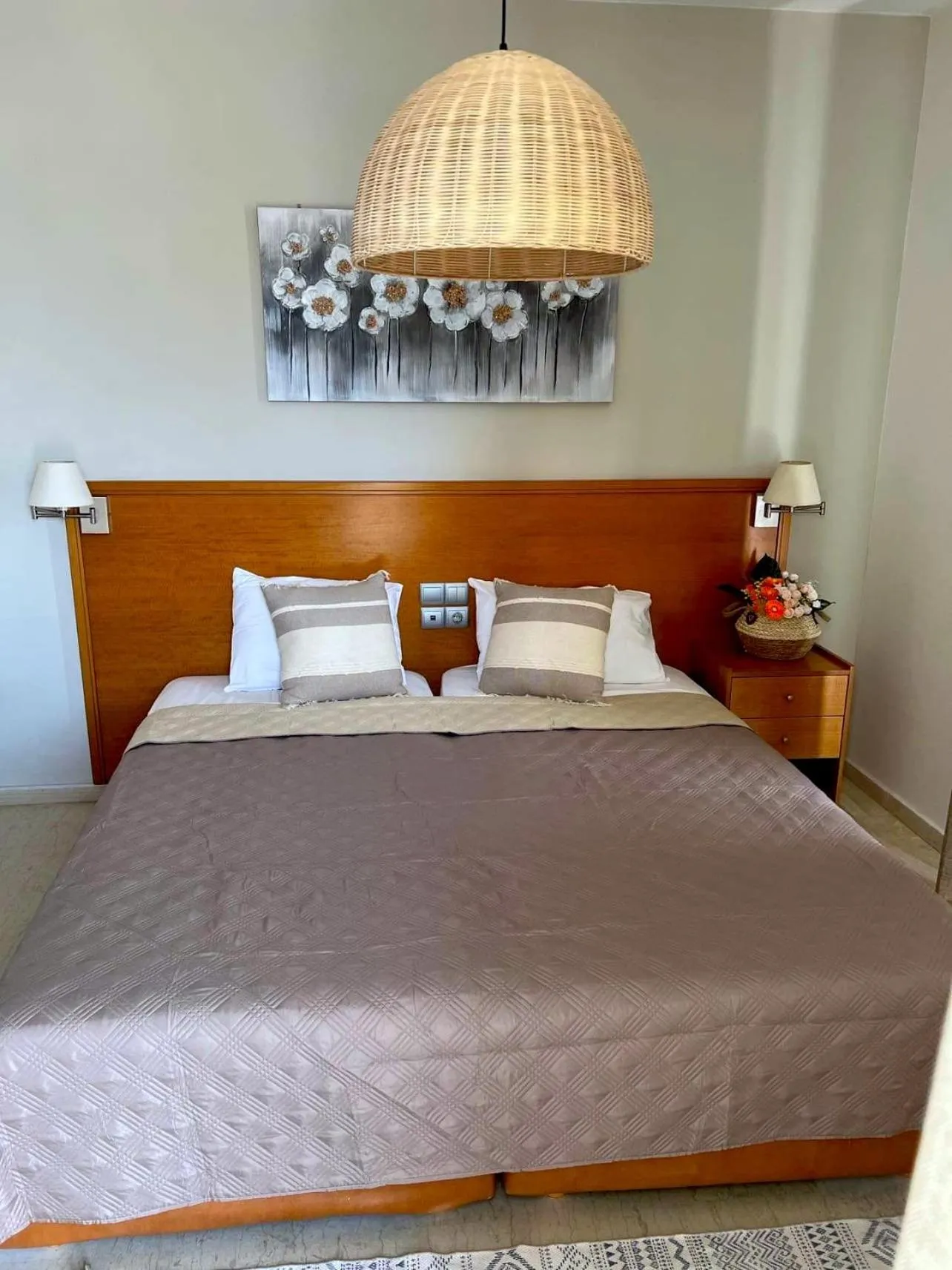Bed in Philippos Studios & Apartments