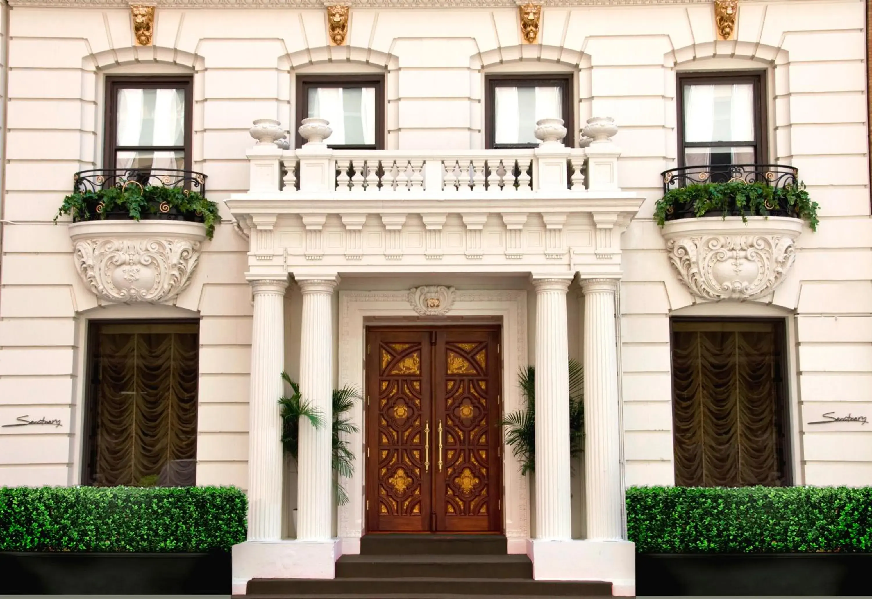Facade/entrance in Sanctuary Hotel New York Facade/entrance in Sanctuary Hotel New York