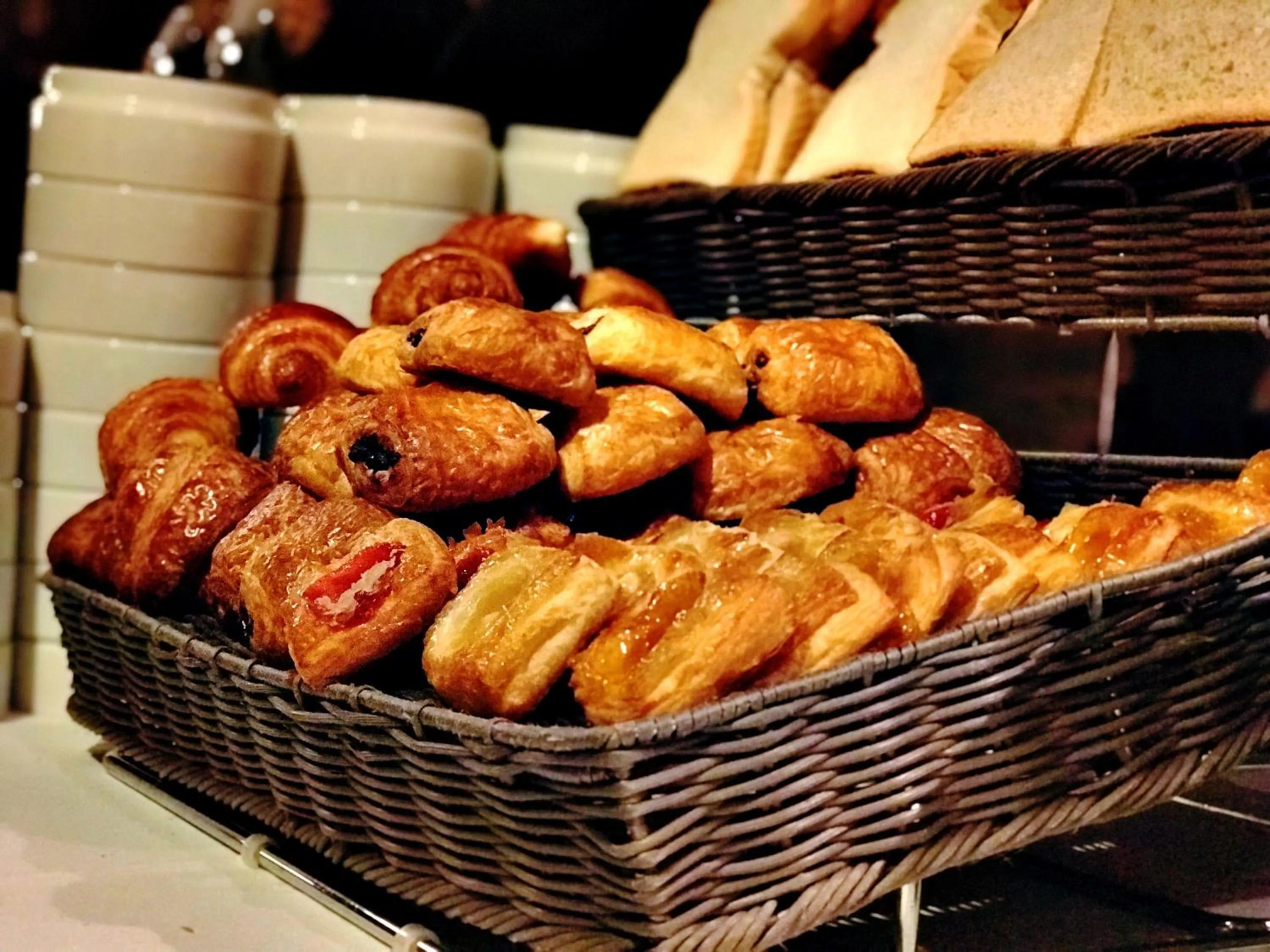 Continental breakfast in Sanctuary Hotel New York
