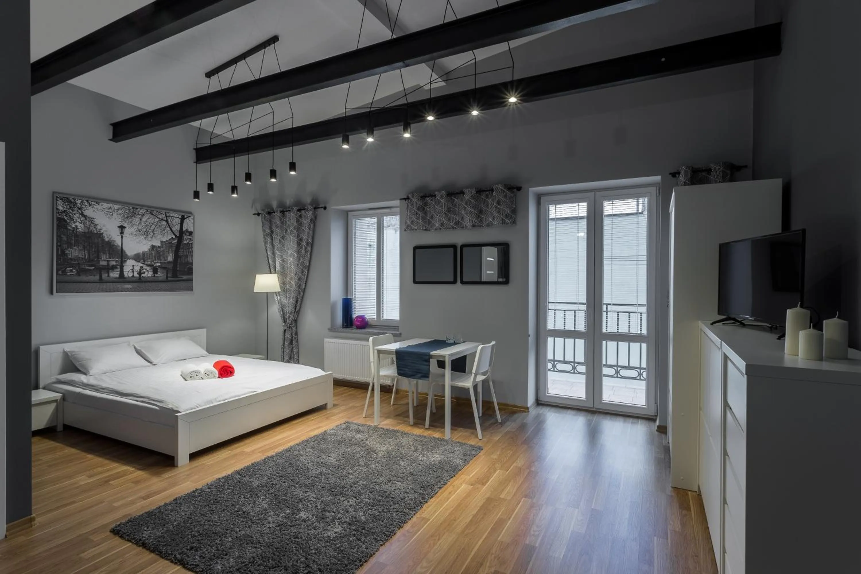 Bed in Apartamenty Centrum Częstochowa Stara Kamienica