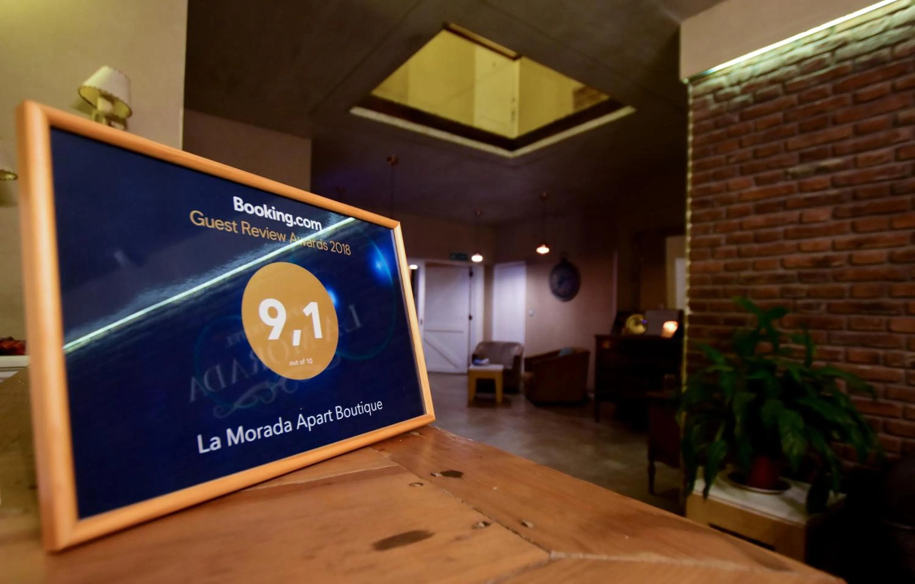 Lobby or reception in La Morada Apart Boutique & Spa