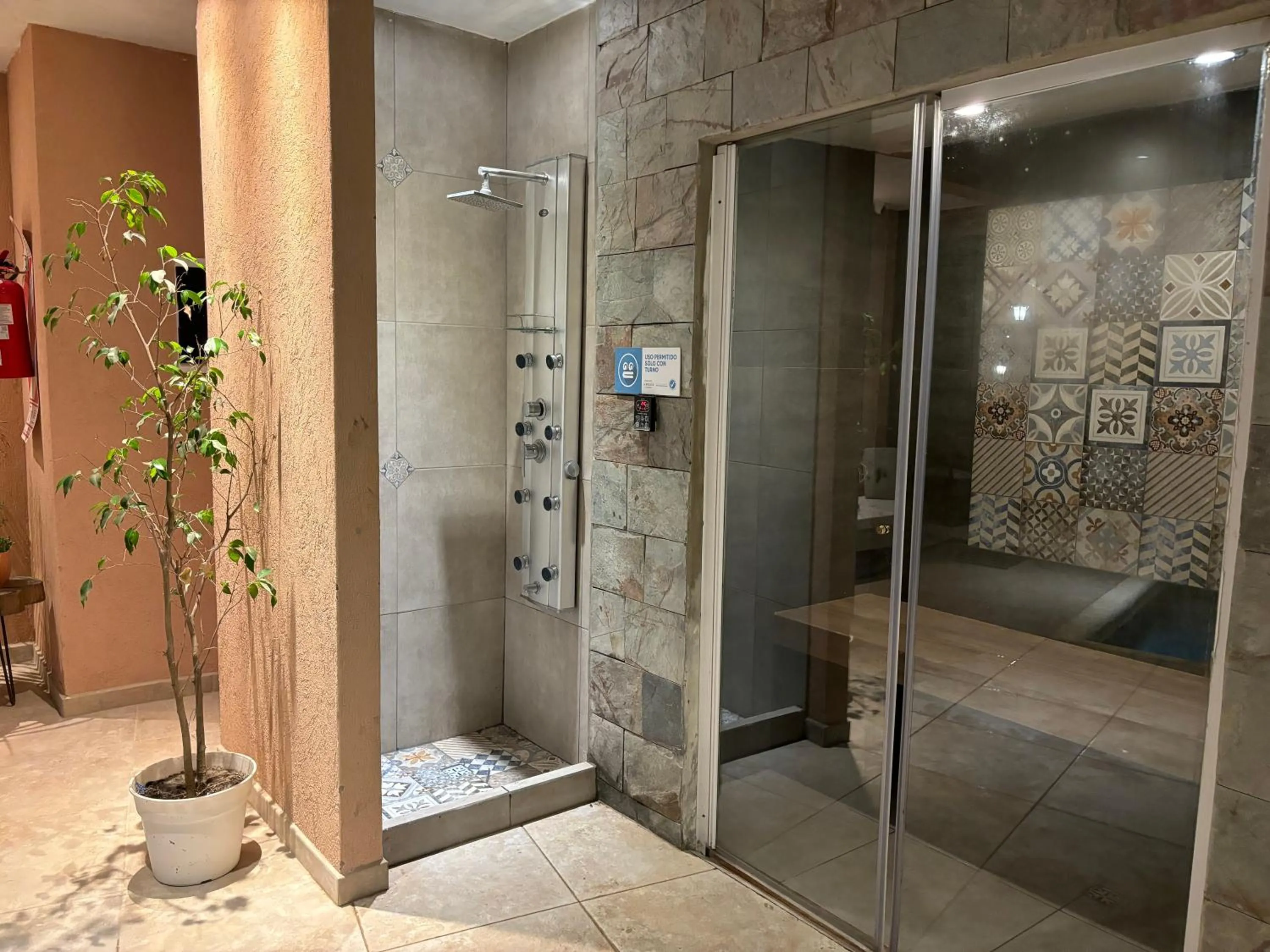 Sauna in La Morada Apart Boutique & Spa