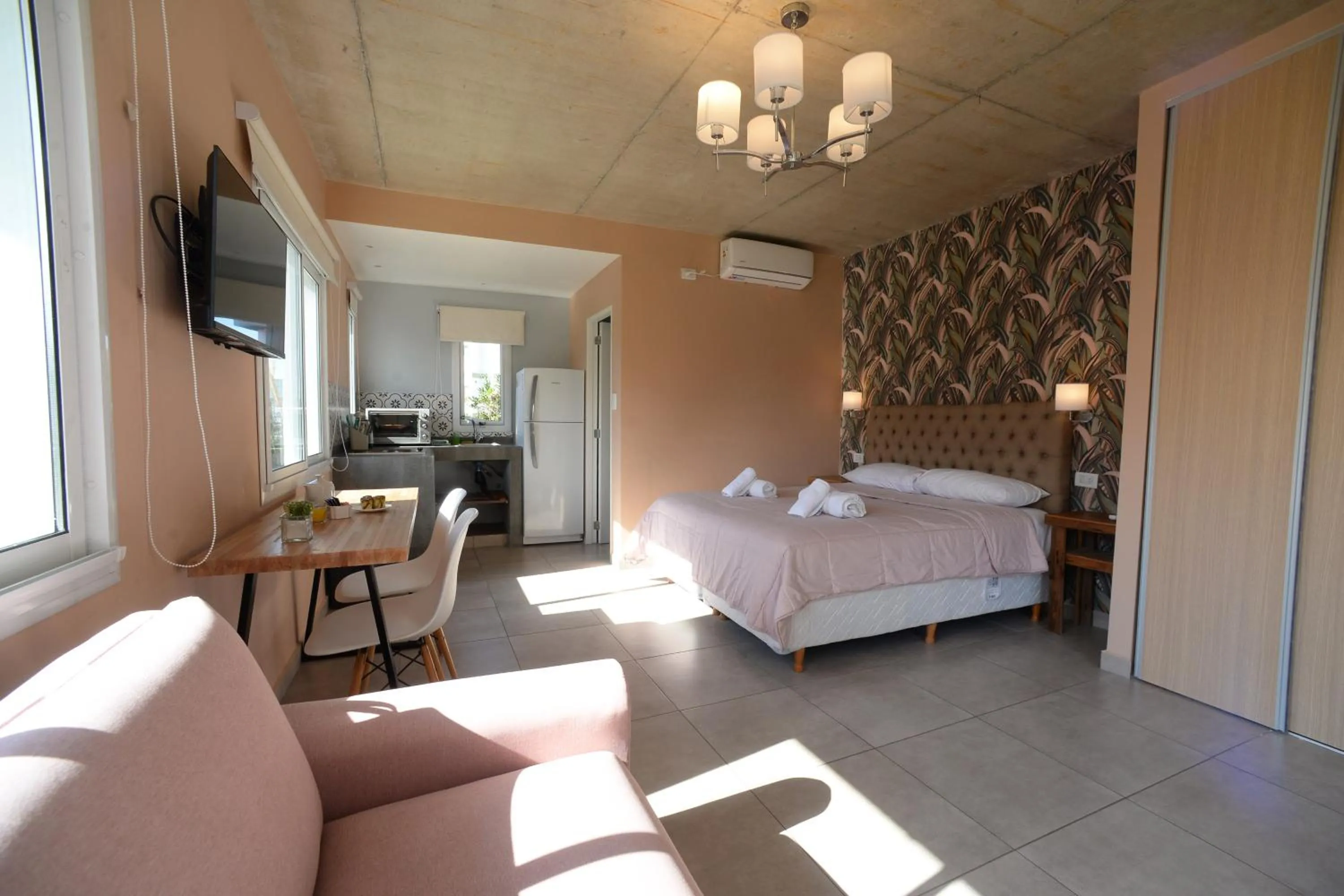 Living room, Bed in La Morada Apart Boutique & Spa
