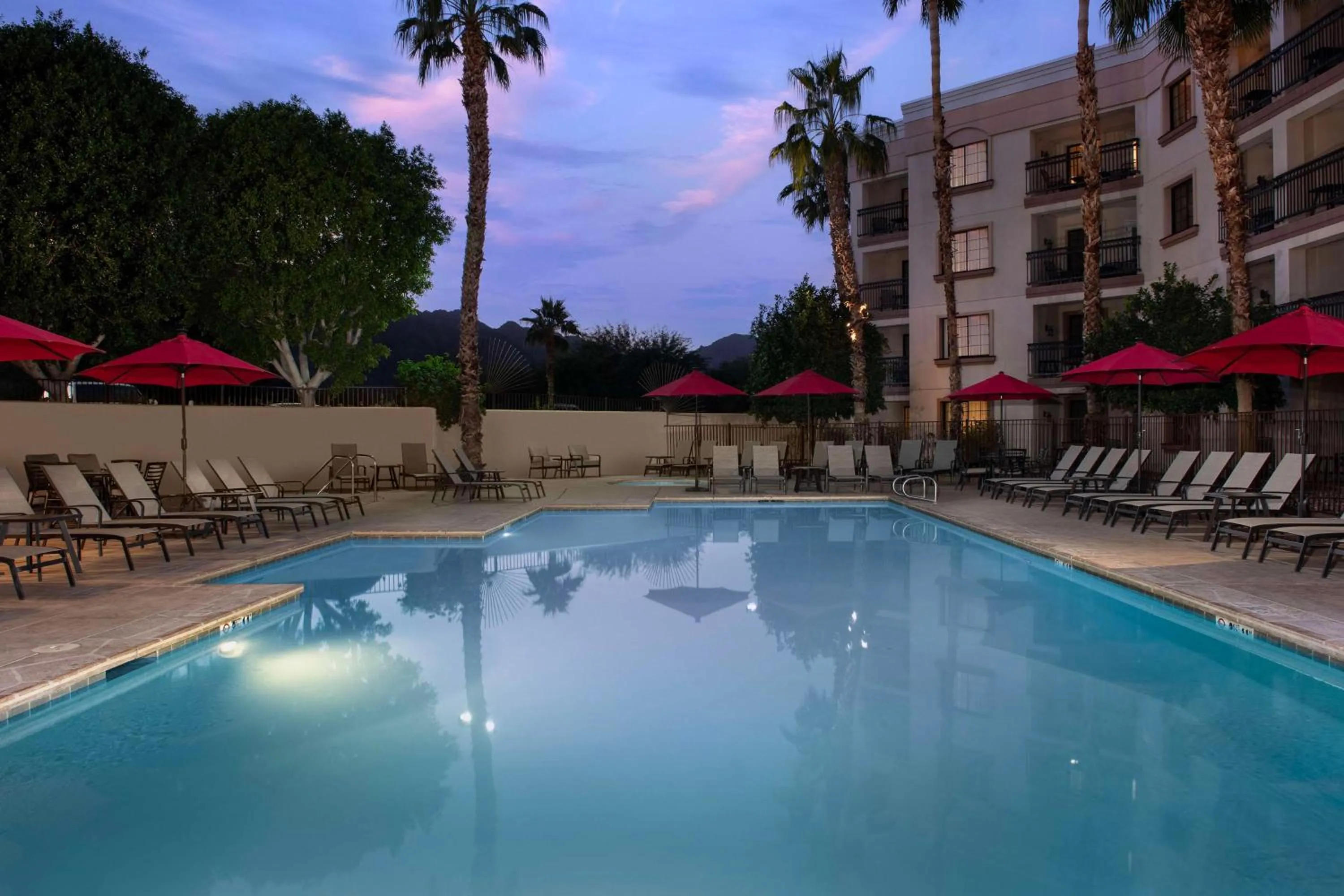 Pool view in Embassy Suites La Quinta Hotel & Spa