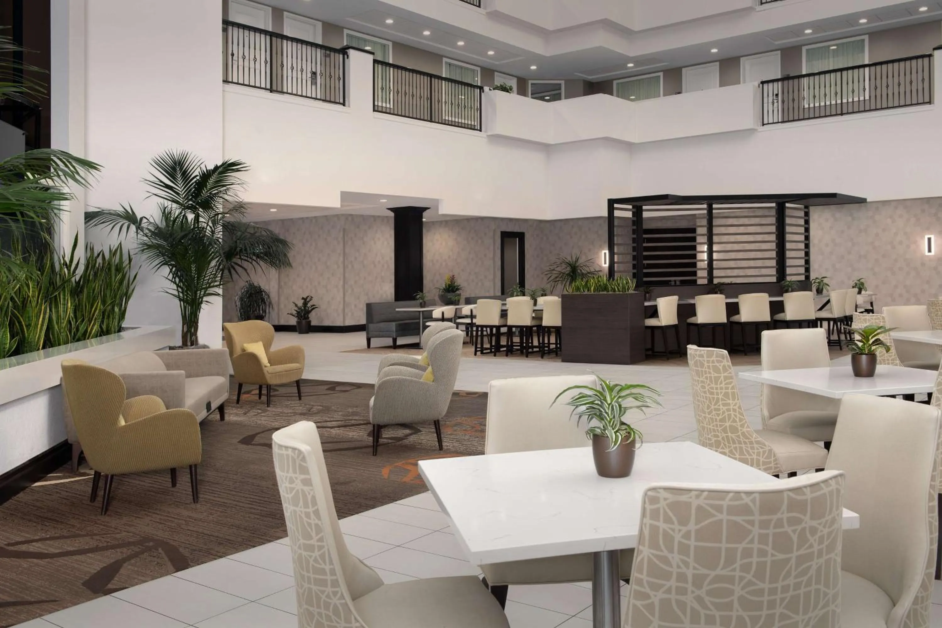 Lobby or reception in Embassy Suites La Quinta Hotel & Spa