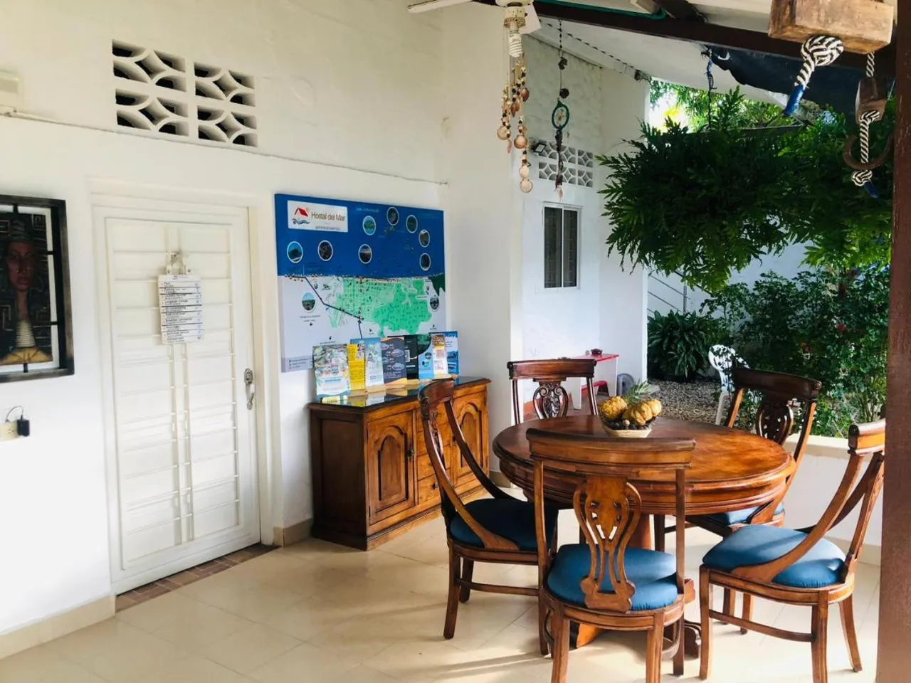 Dining area in Hostal del Mar - Tolu