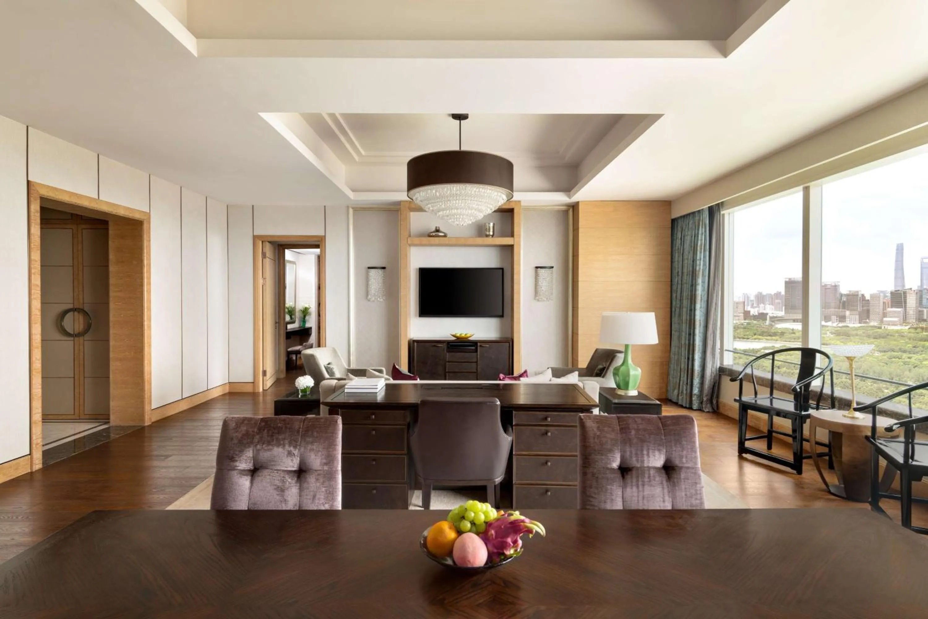 Photo of the whole room in Kerry Hotel Pudong, Shanghai - Indoor Connecting to Shanghai New International Expo Centre