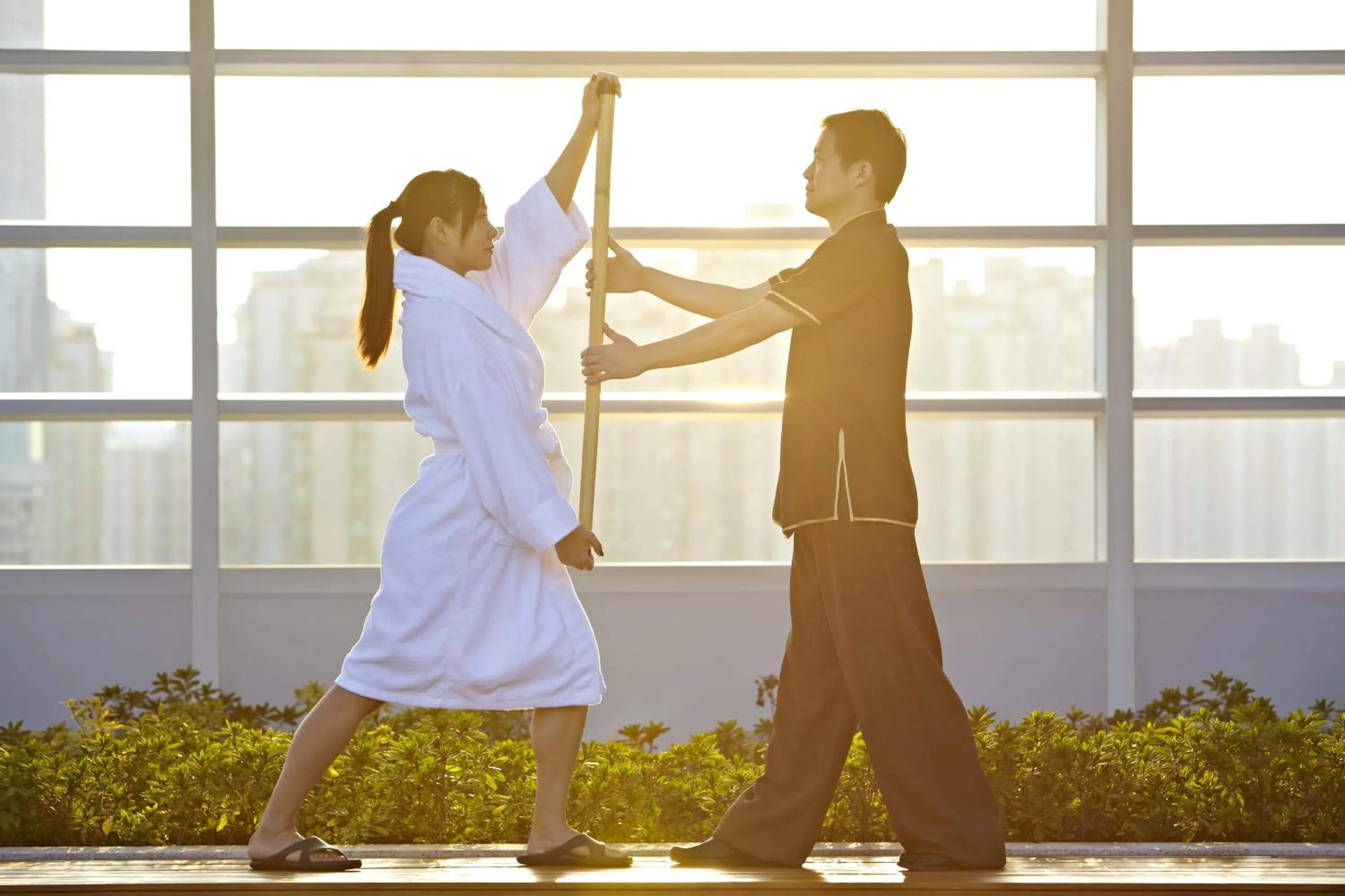 Fitness centre/facilities in Kerry Hotel Pudong, Shanghai - Indoor Connecting to Shanghai New International Expo Centre