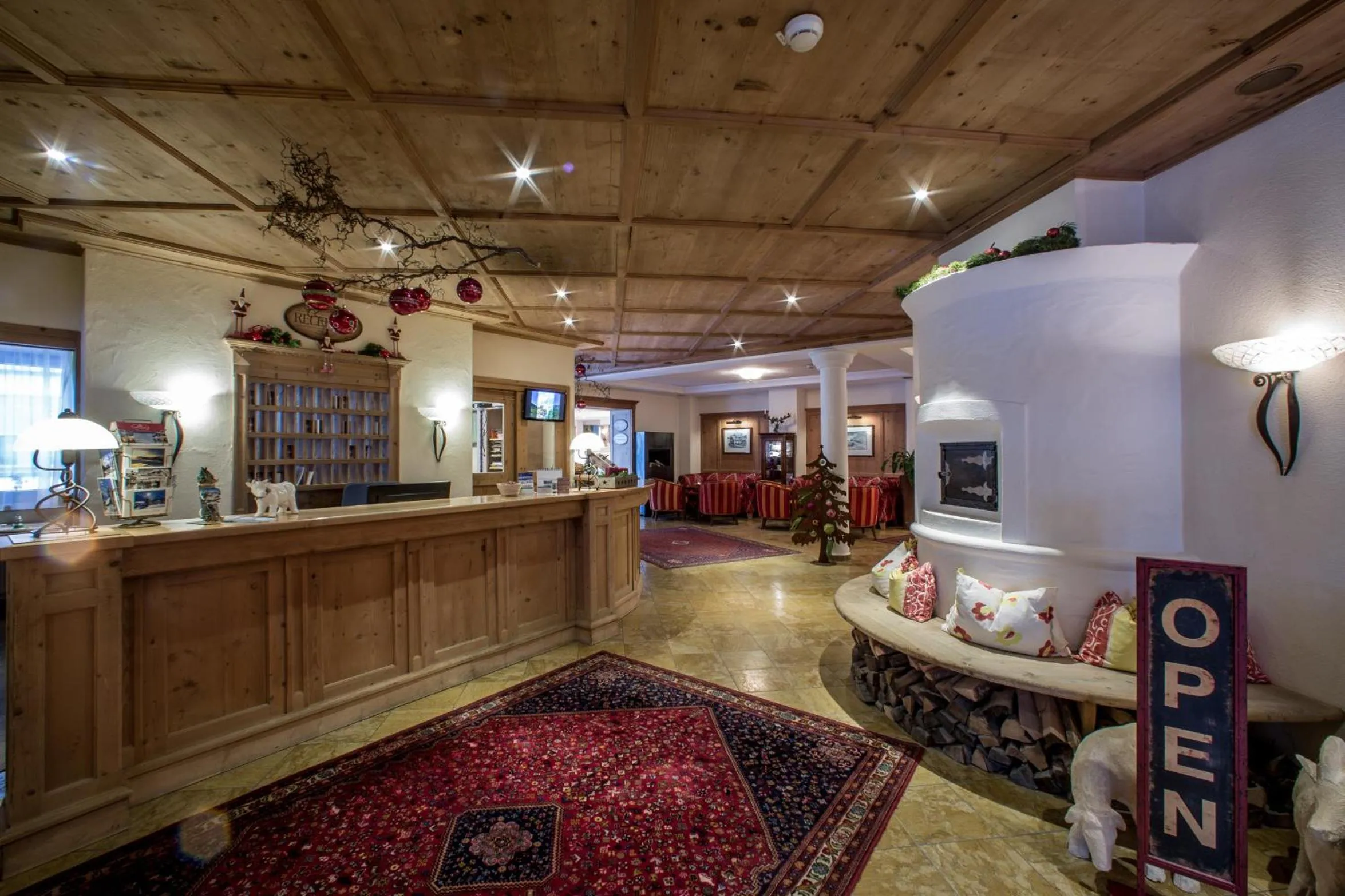 Lobby or reception in Hotel Gotthard