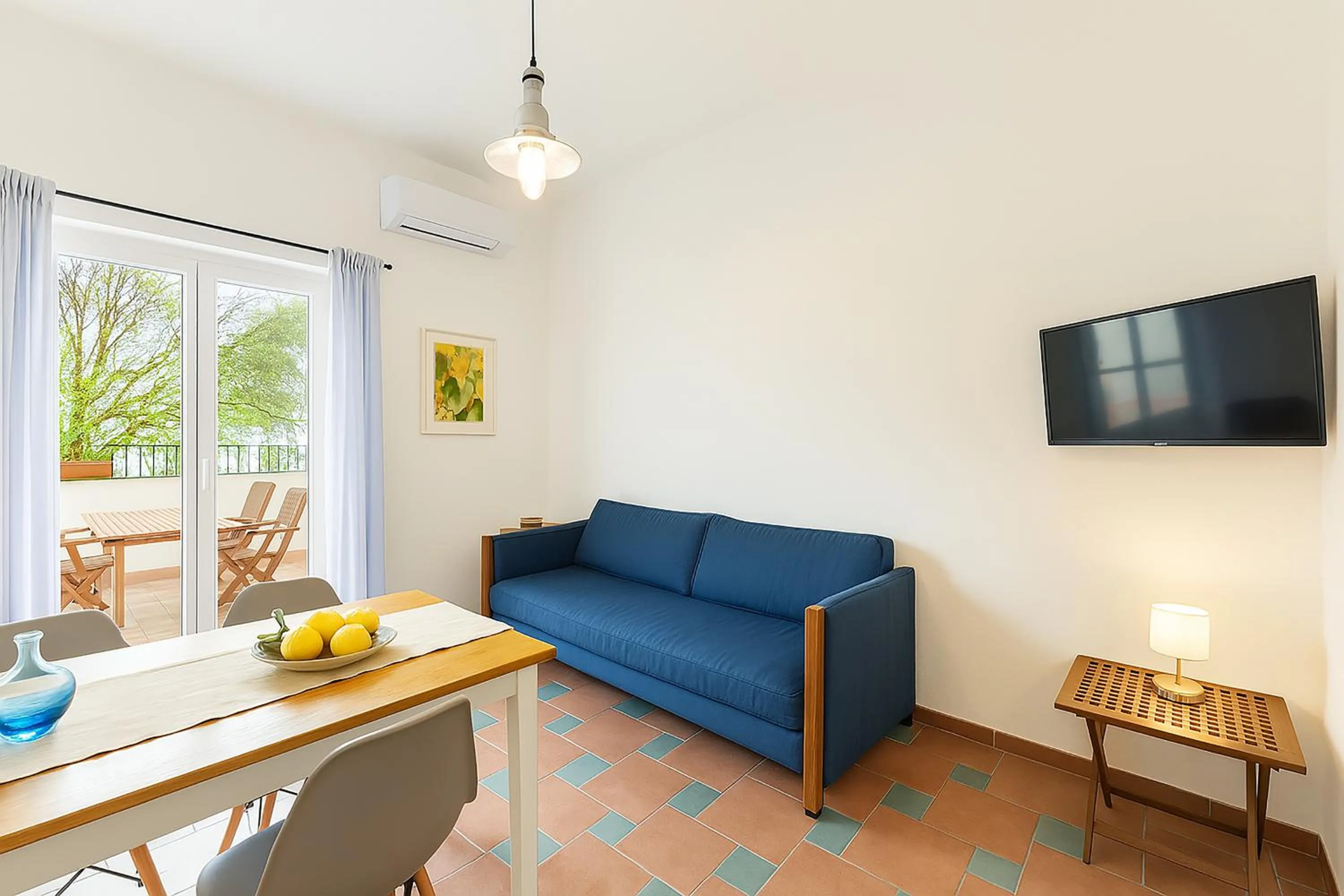 Living room in Le Grand Bleu - Gioia Apartments