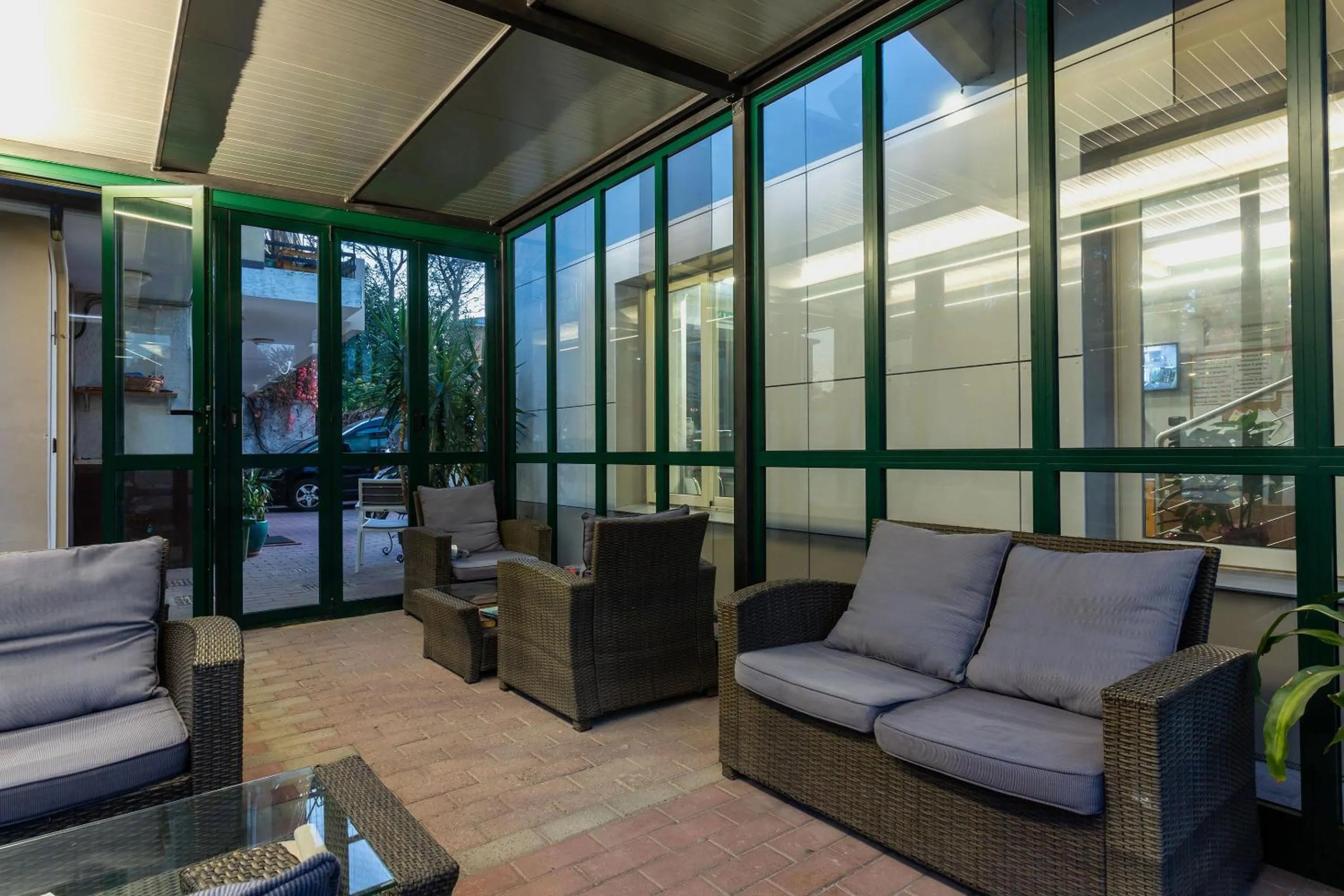 Seating area in Hotel La Quercia